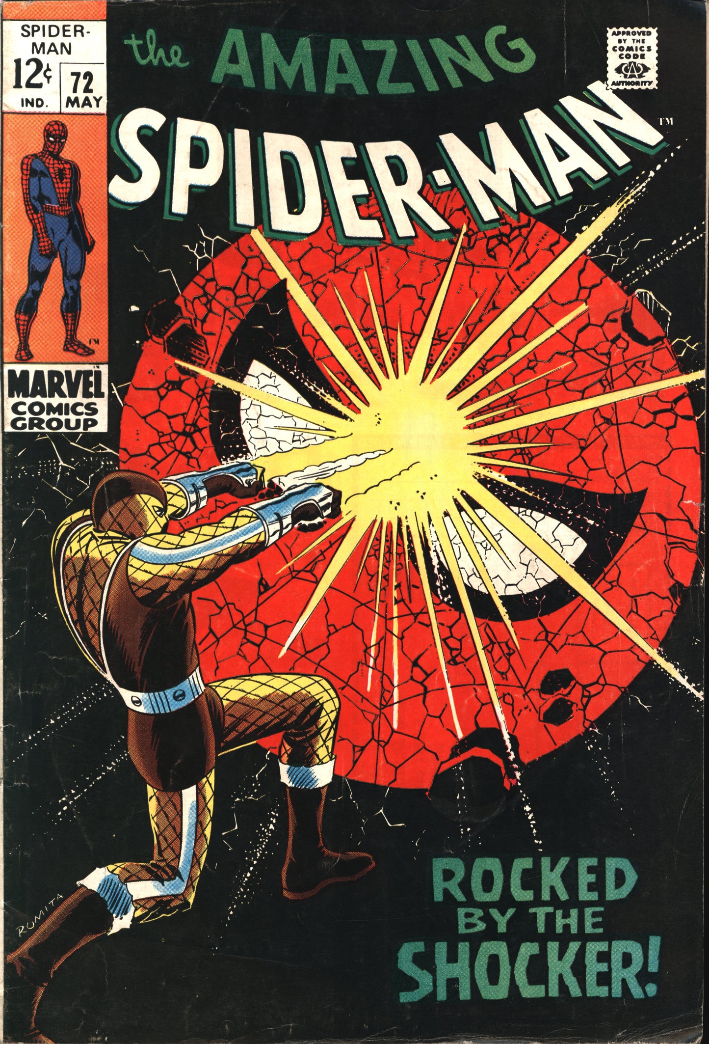 Marvel Amazing Spider-Man 72 12/69 RAW F-