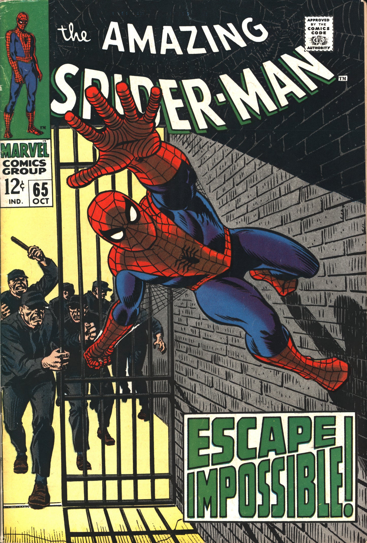 Marvel Amazing Spider-Man 65 10/68 RAW F-