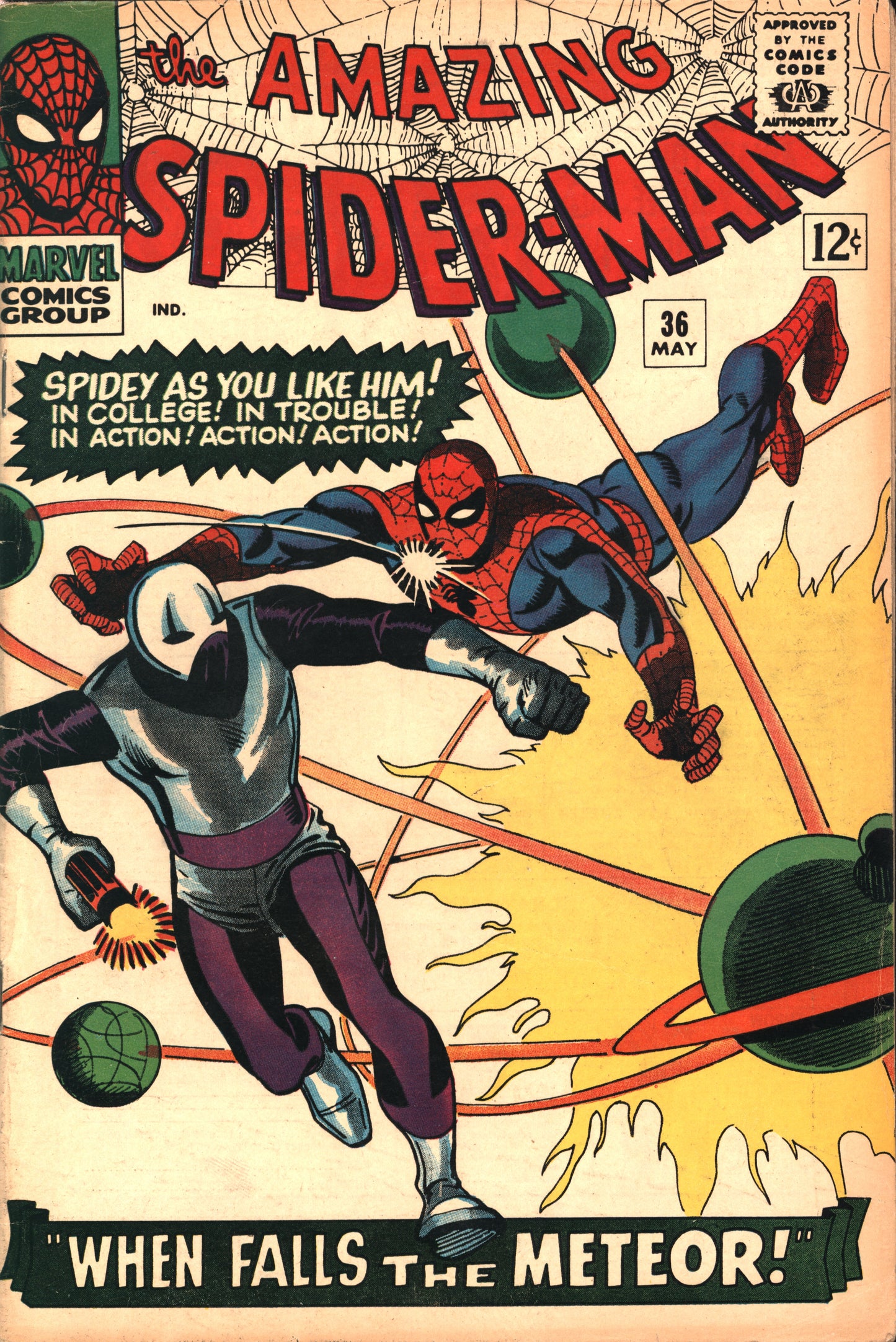 Marvel Amazing Spider-Man 36 5/66 RAW F/F+