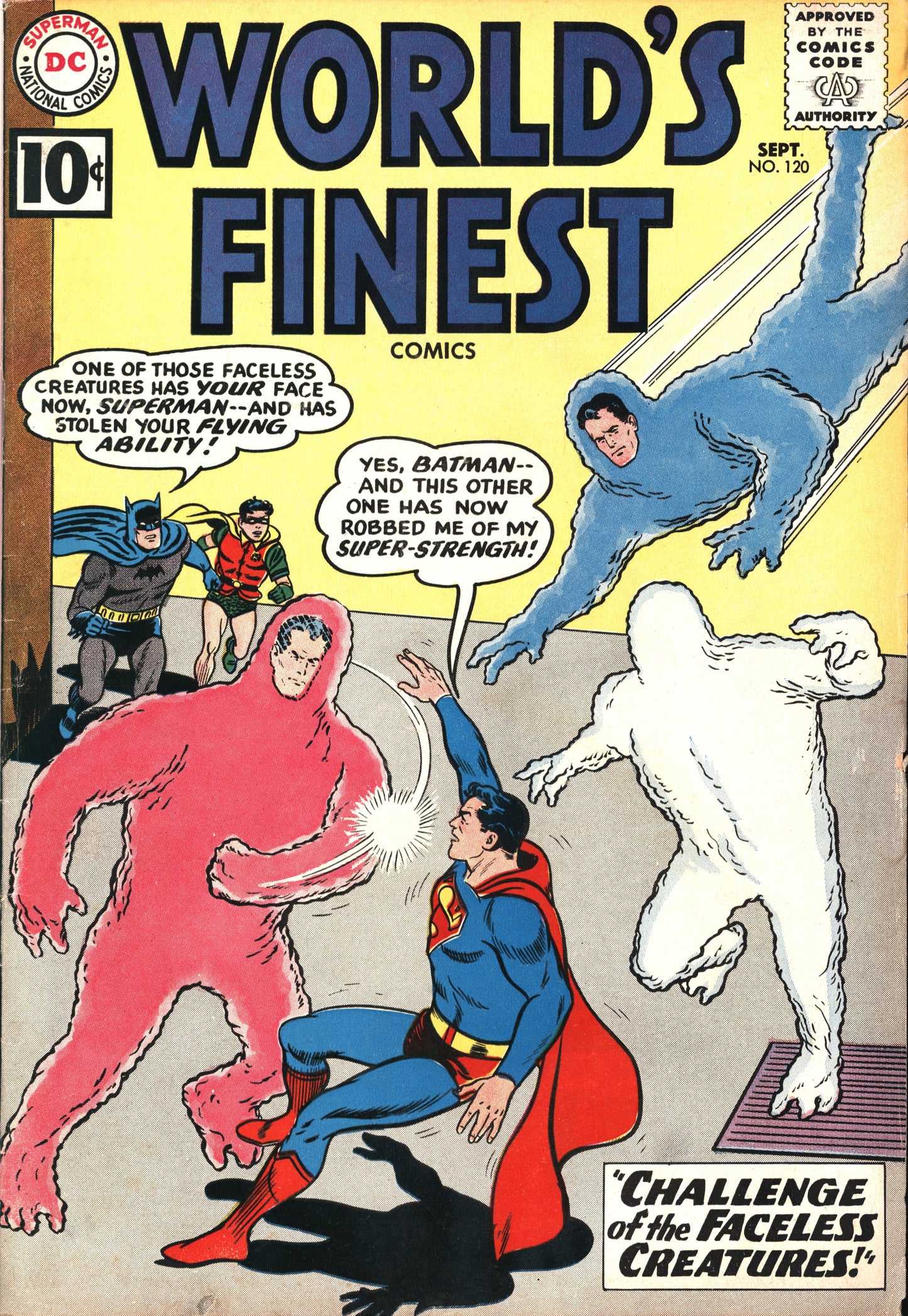 DC Comics World's Finest Comics 120 10/61 RAW VG+