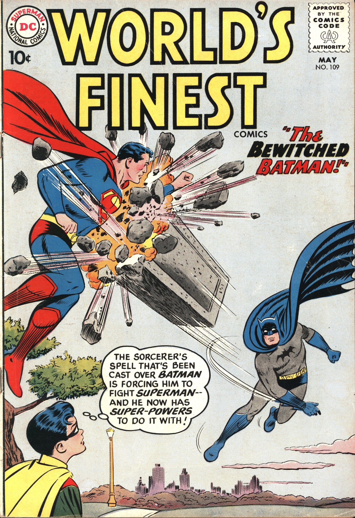 DC Comics World's Finest Comics 109 5/60 RAW F