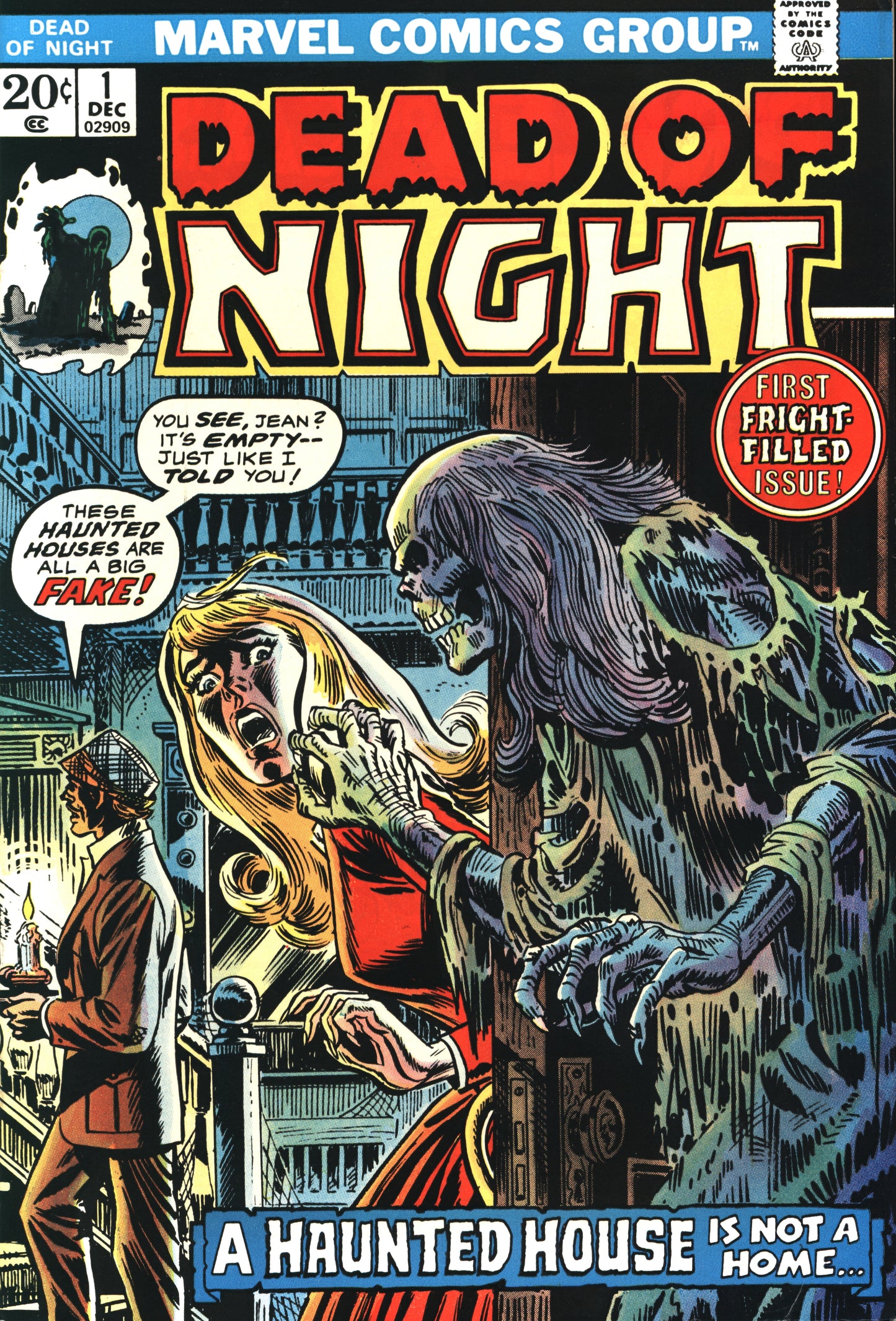 Marvel Dead of Night 1 12/73 RAW VF-