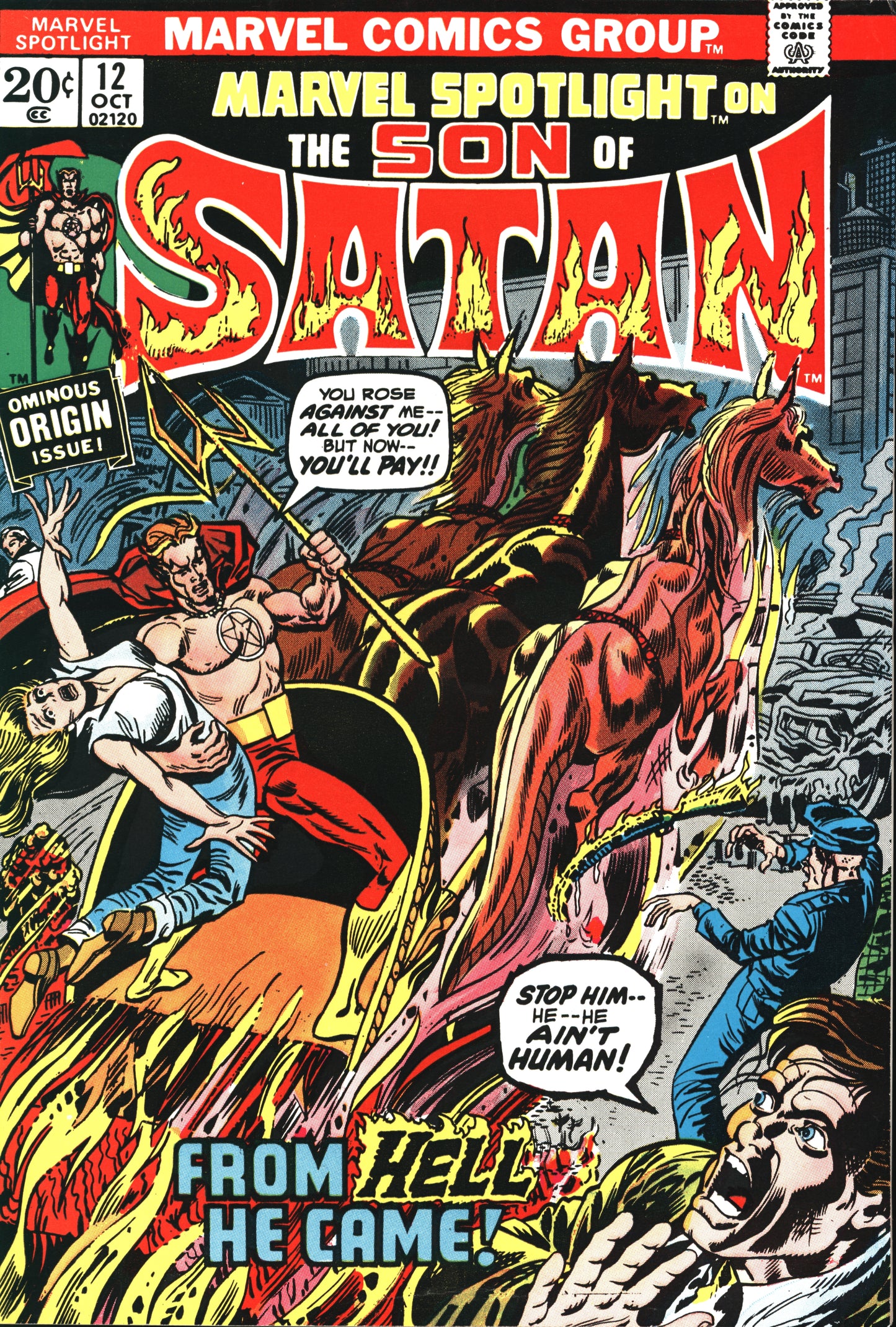 Marvel Marvel Spotlight 12 10/73 RAW NM-