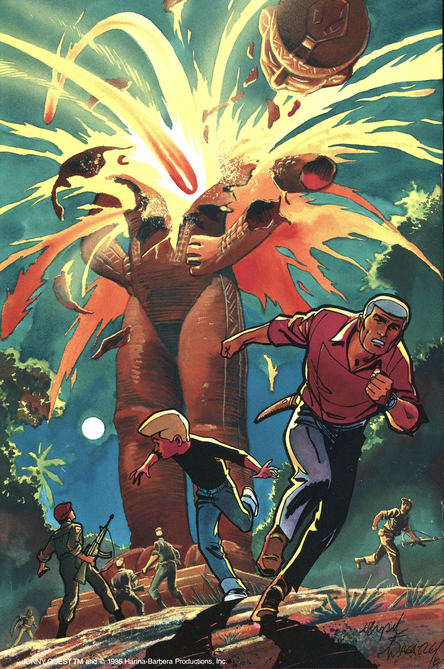 Comico Comics Jonny Quest 3 8/86 RAW NM-