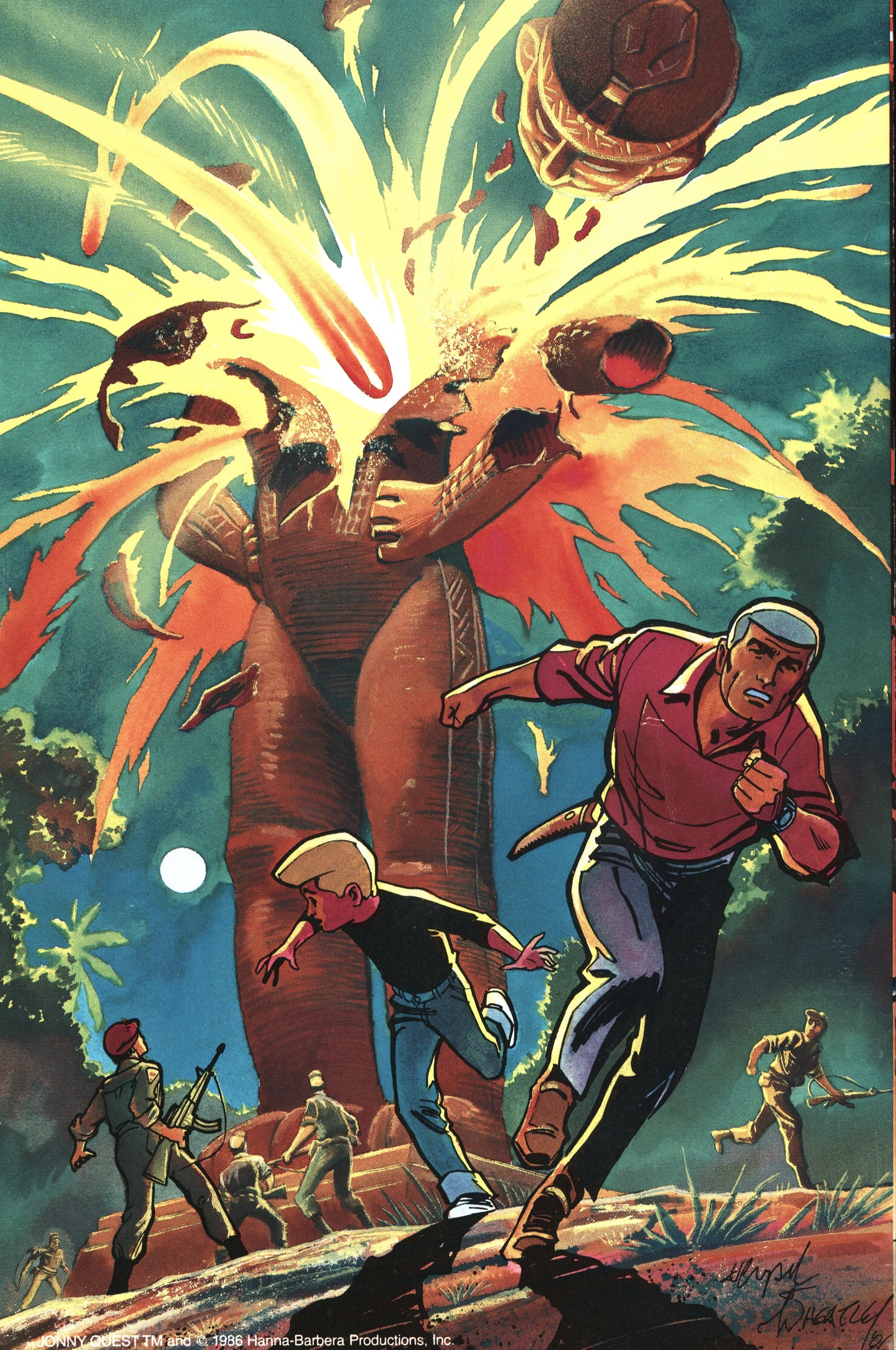 Comico Comics Jonny Quest 3 8/86 RAW NM