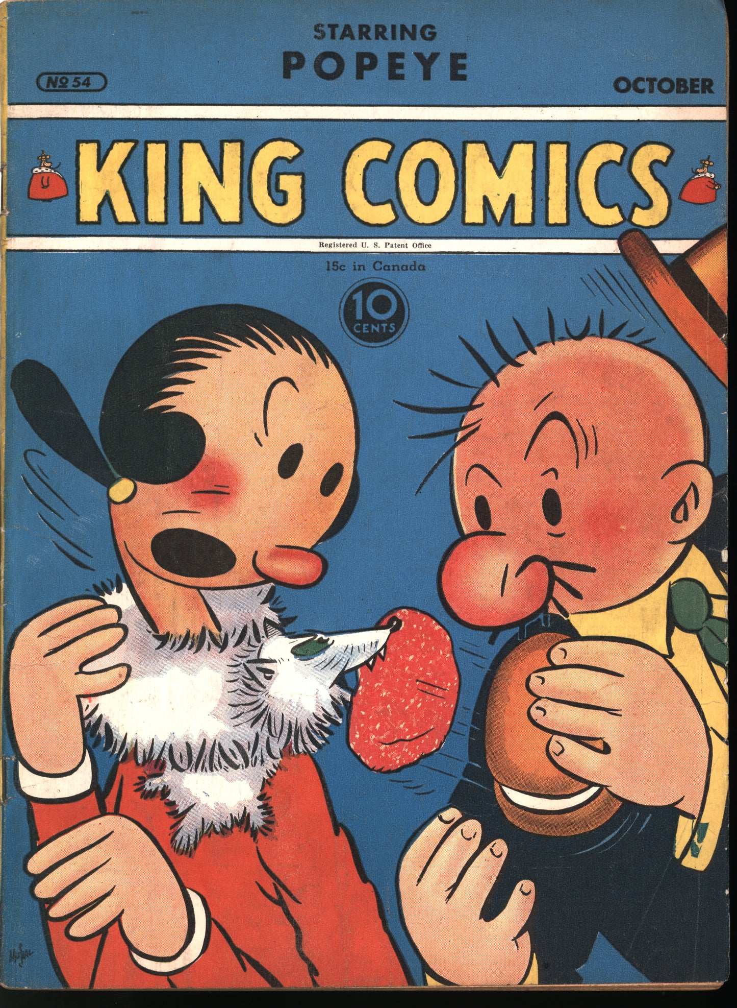 King Publishing King Comics 54 10/40 RAW VG+/F-