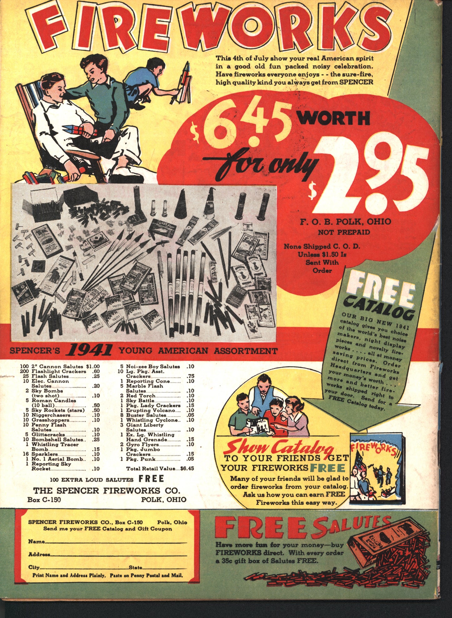 King Publishing King Comics 62 6/41 RAW F-