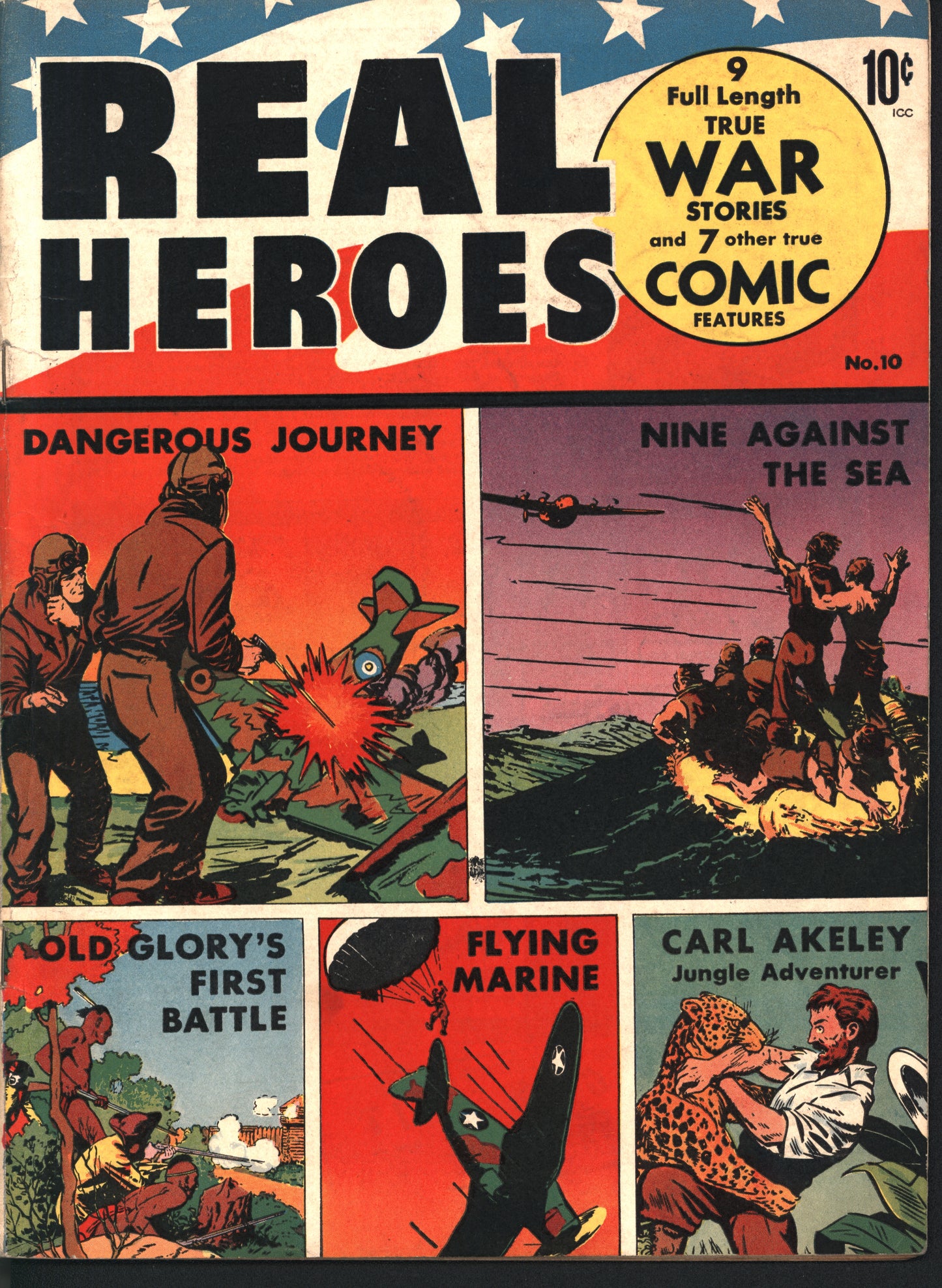 Parents' Magazine Press Real Heroes #10 7/43 RAW VG/VG+