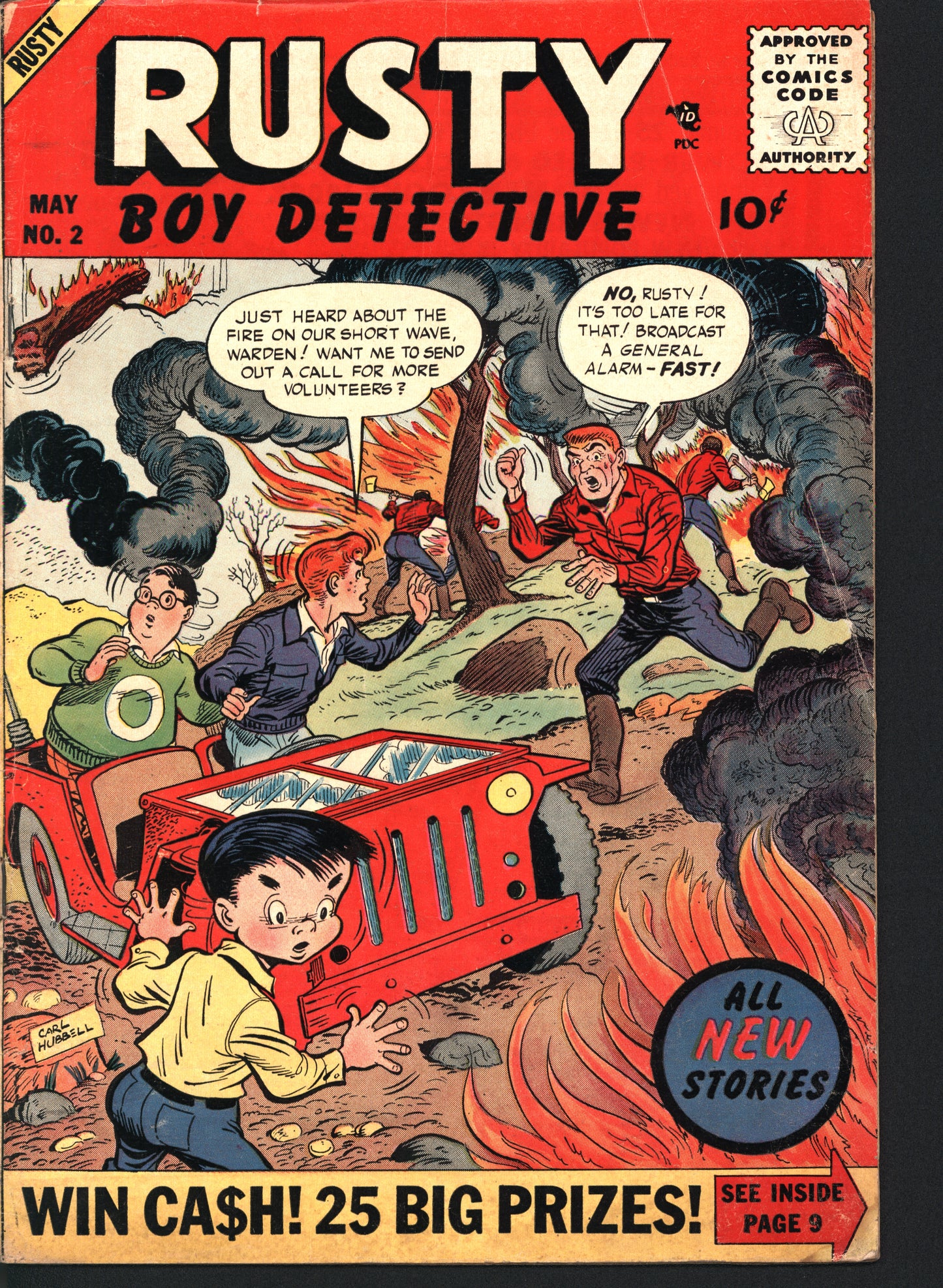 Lev Gleason Rusty 2 5/55 RAW VG/VG+