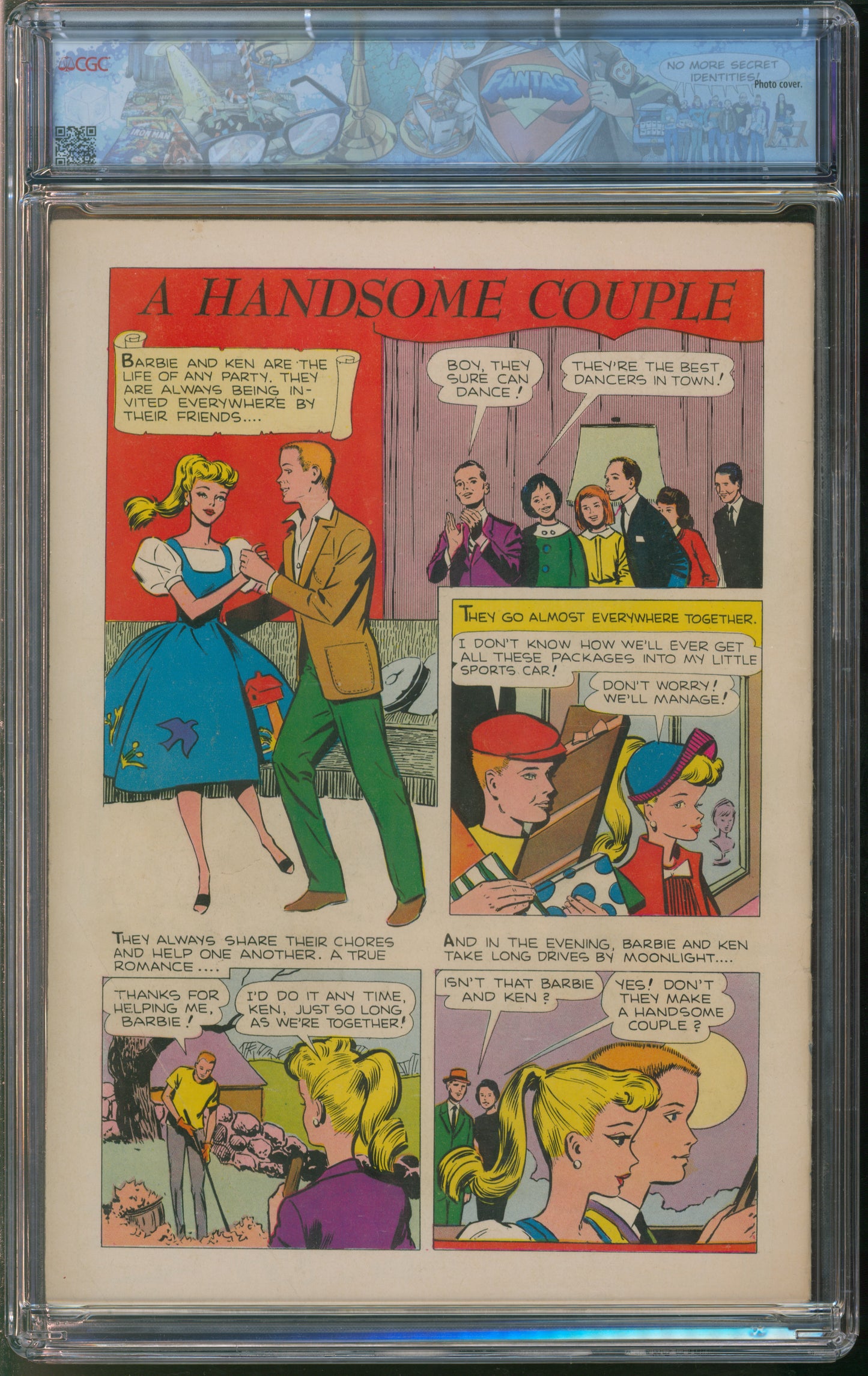 Dell Publishing Barbie and Ken #1 5-7/62 FANTAST CGC 5.5 Off-White to White Pages