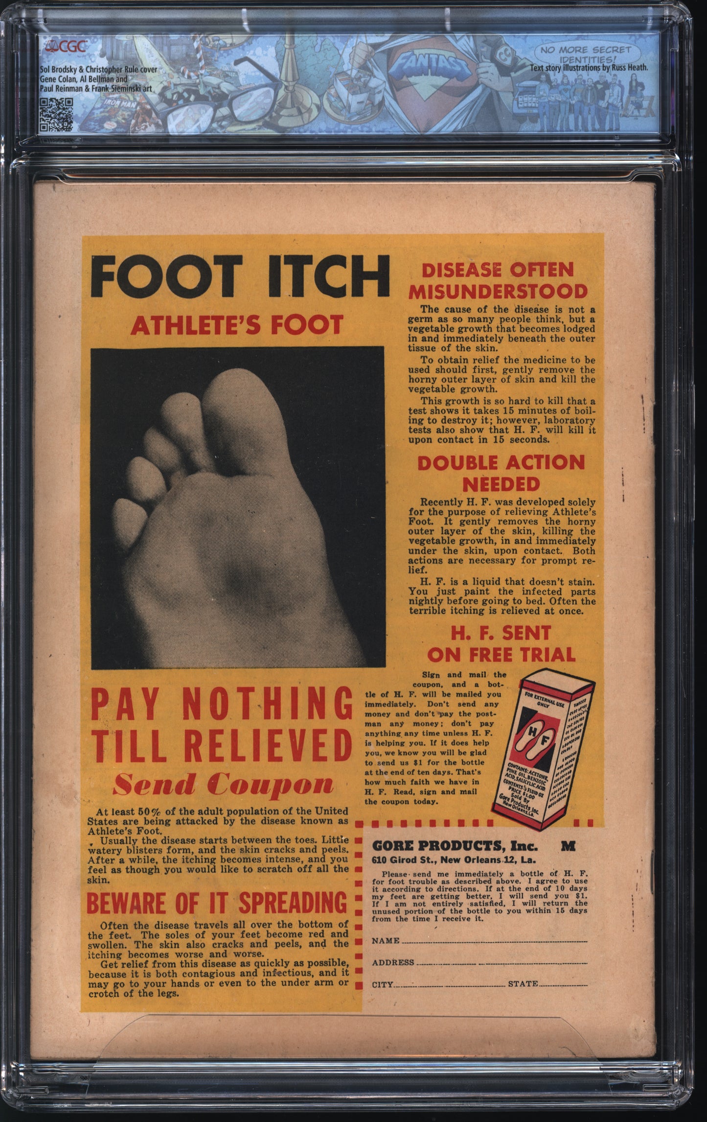 Atlas Comics Mystic 3 6/51 FANTAST PCH CGC 5.5 White Pages