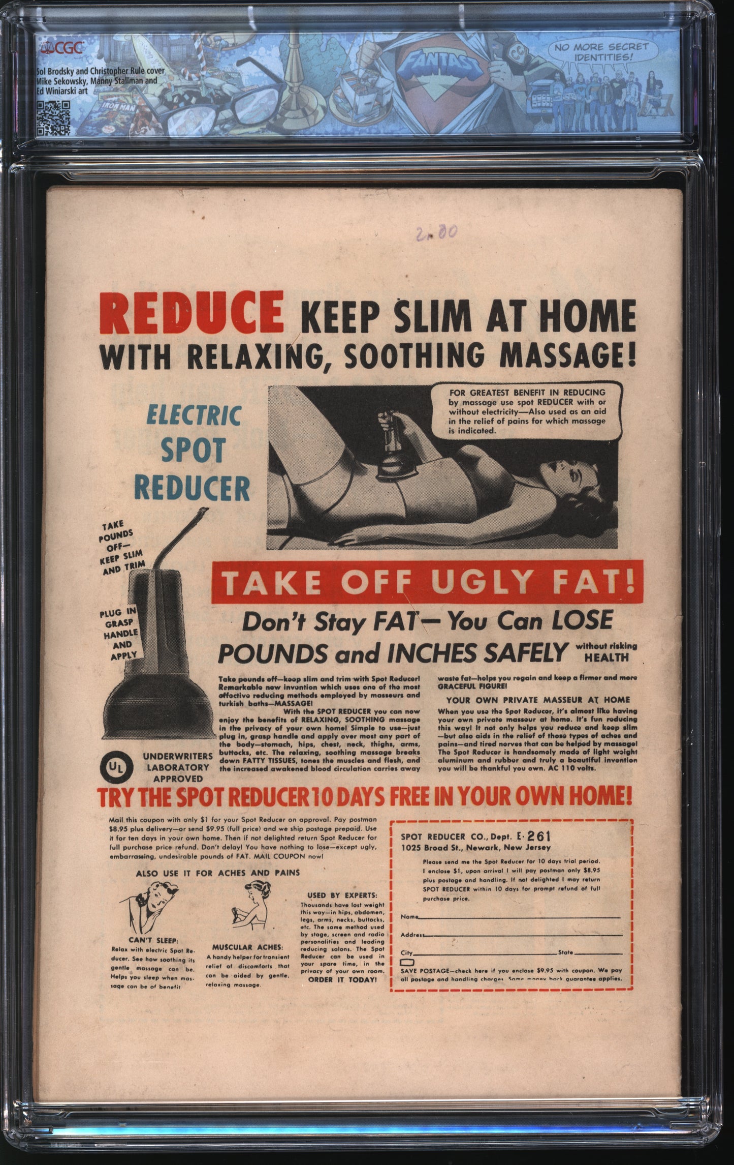 Atlas Comics Mystic #1 2/51 FANTAST PCH CGC 5.0 Off White to White Pages