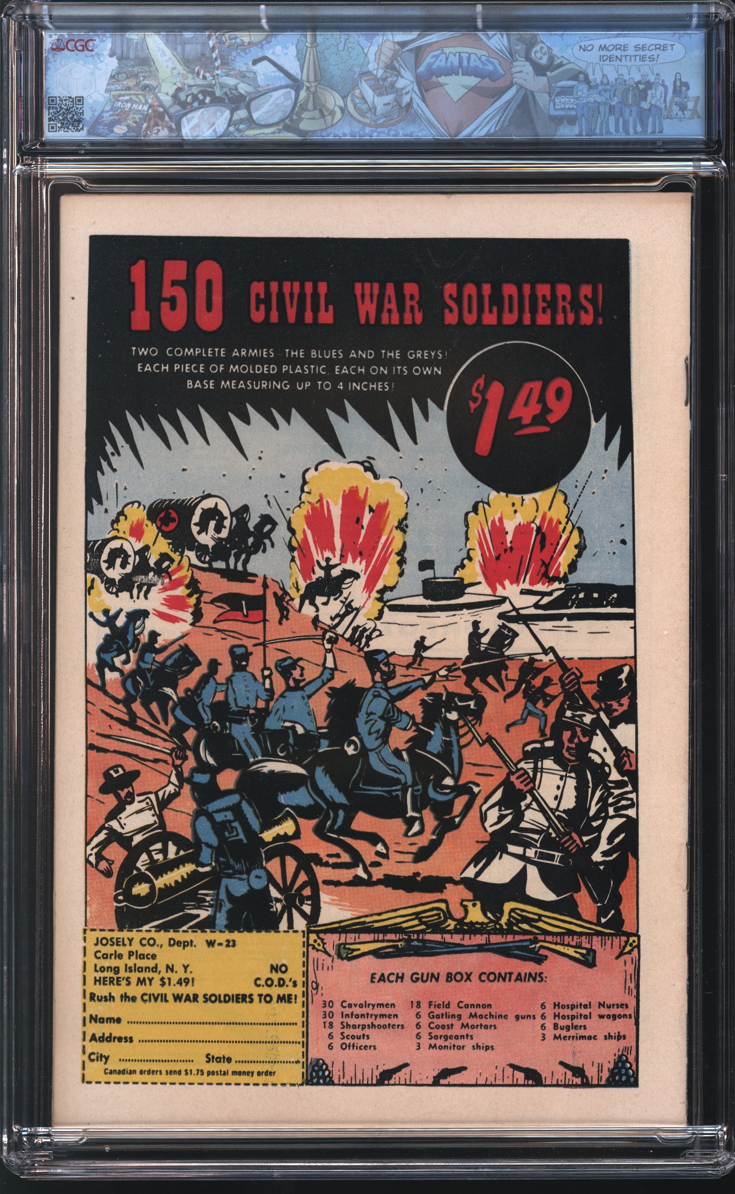 Norlen Magazines Wotalife Comics 1 1959 FANTAST CGC 5.5 Off White to White Pages