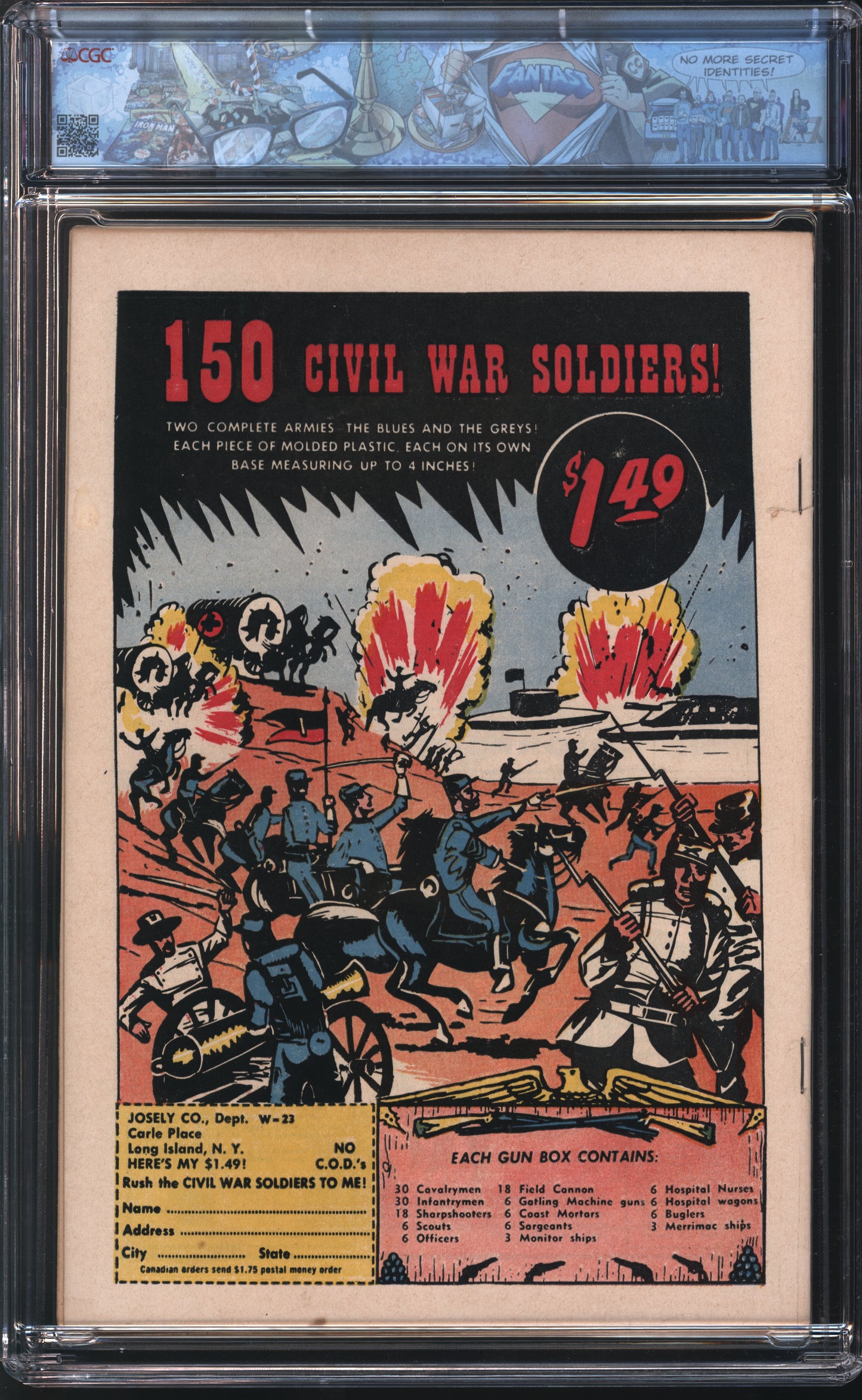 Norlen Magazines Wotalife Comics 5 1959 FANTAST CGC 5.0 Off White to White Pages