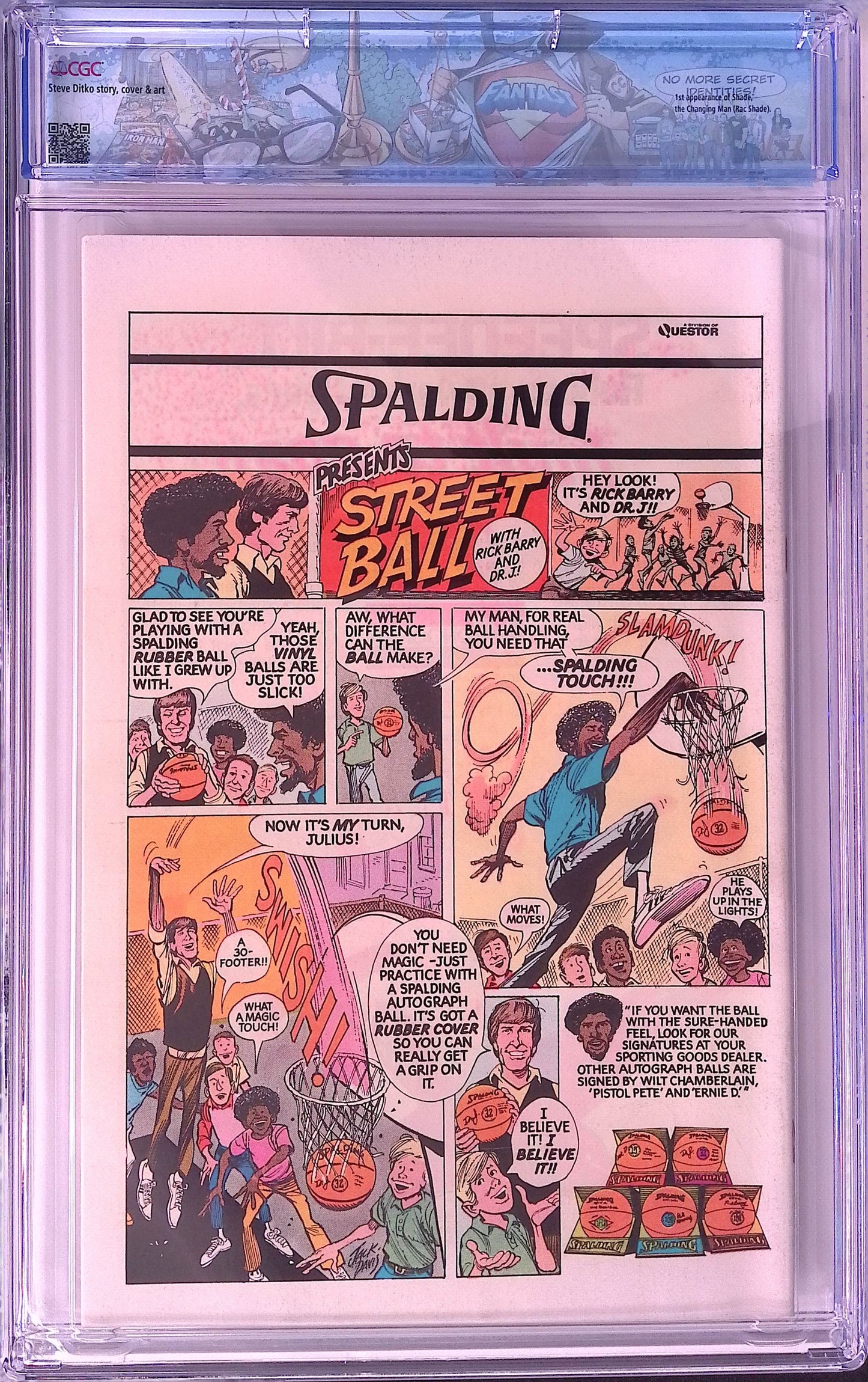 D.C. Comics Shade the Changing Man #1 7/77 FANTAST CGC 9.8 White Pages