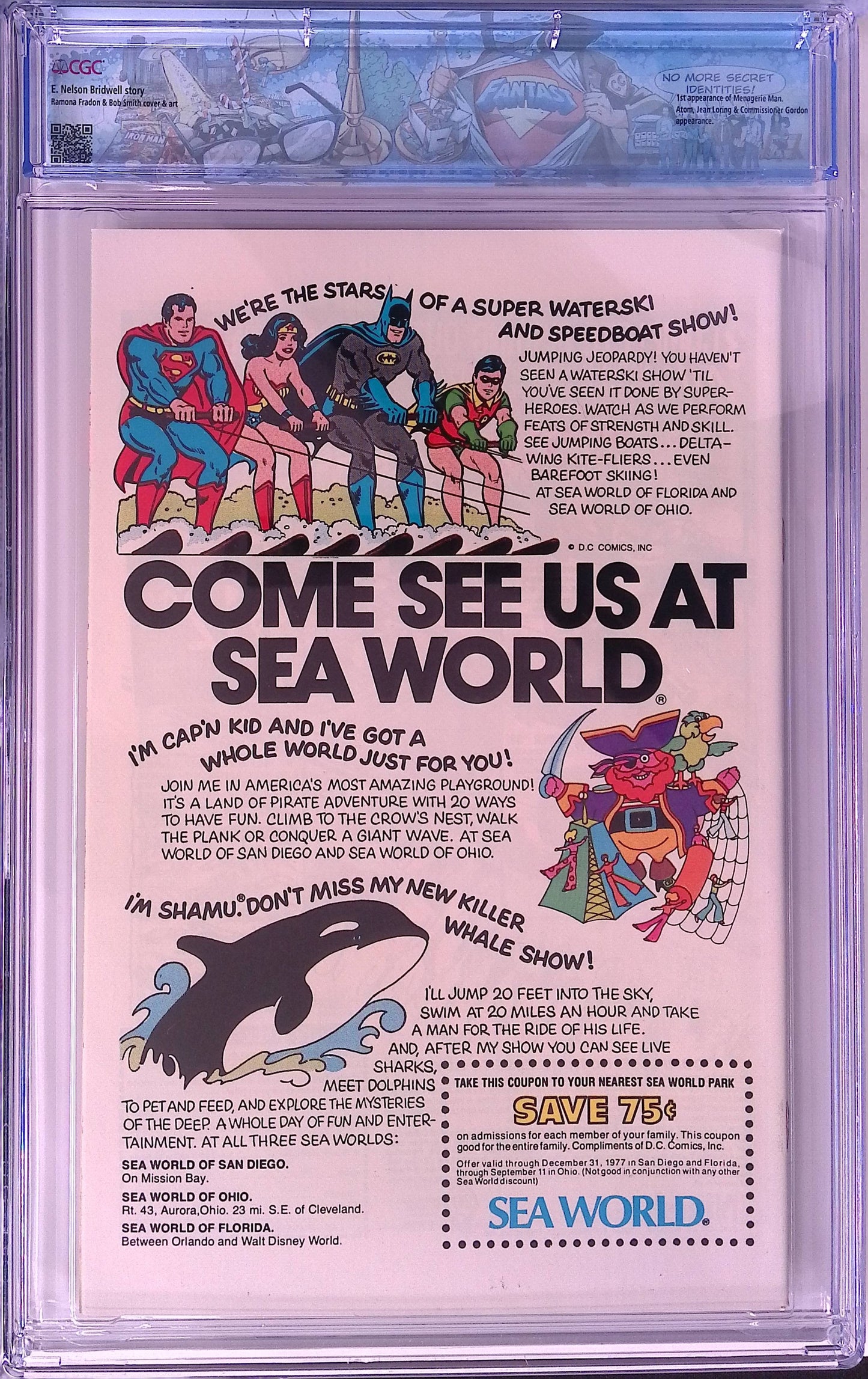 D.C Comics Super Friends 6 8/77 FANTAST CGC 9.8 White Pages