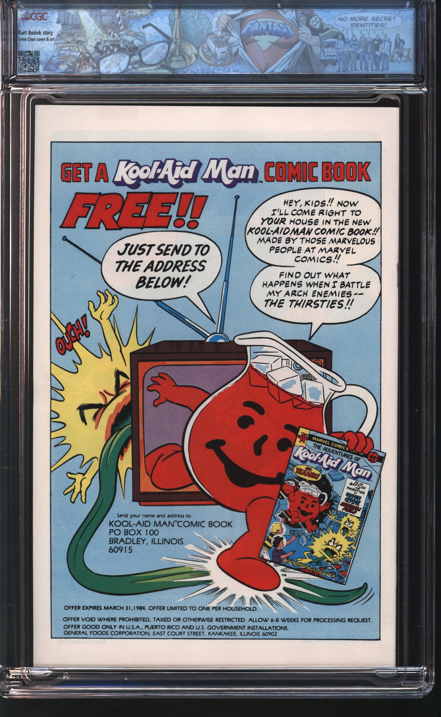 Marvel Power Man and Iron Fist 95 7/83 FANTAST CGC 9.8 White Pages