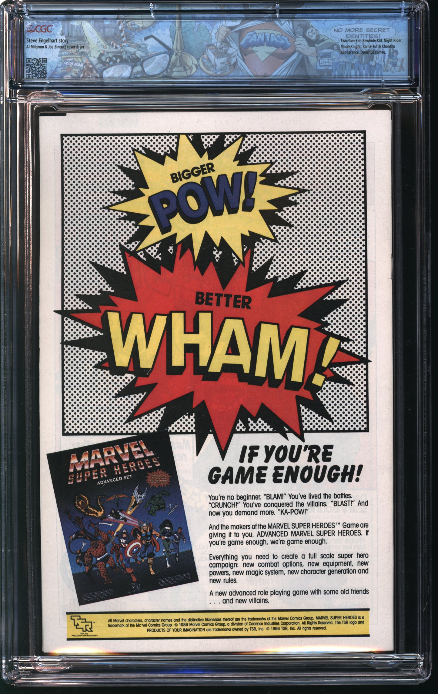 Marvel West Coast Avengers 21 6/87 FANTAST CGC 9.8 White Pages