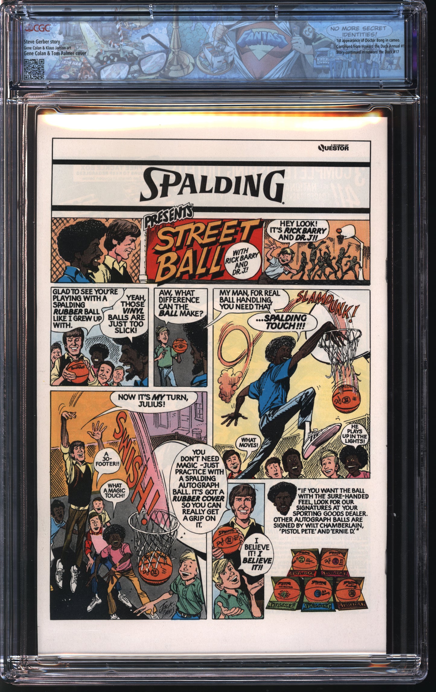 Marvel Howard the Duck 15 8/77 FANTAST CGC 9.8 White Pages