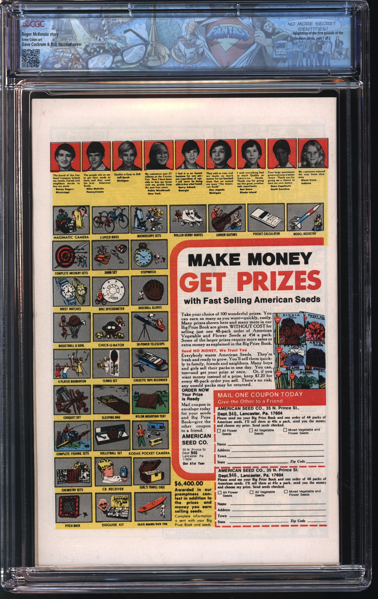 Marvel Battlestar Galactica 1 3/79 FANTAST CGC 9.4 White Pages