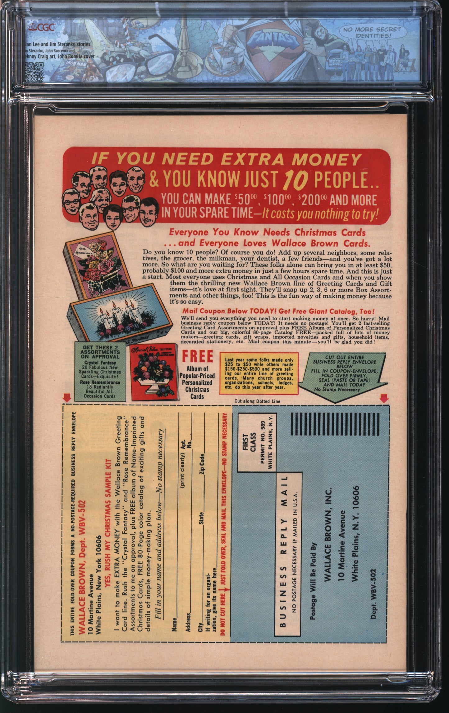 Marvel Comics Tower of Shadows 1 9/69 FANTAST CGC 8.0 White Pages