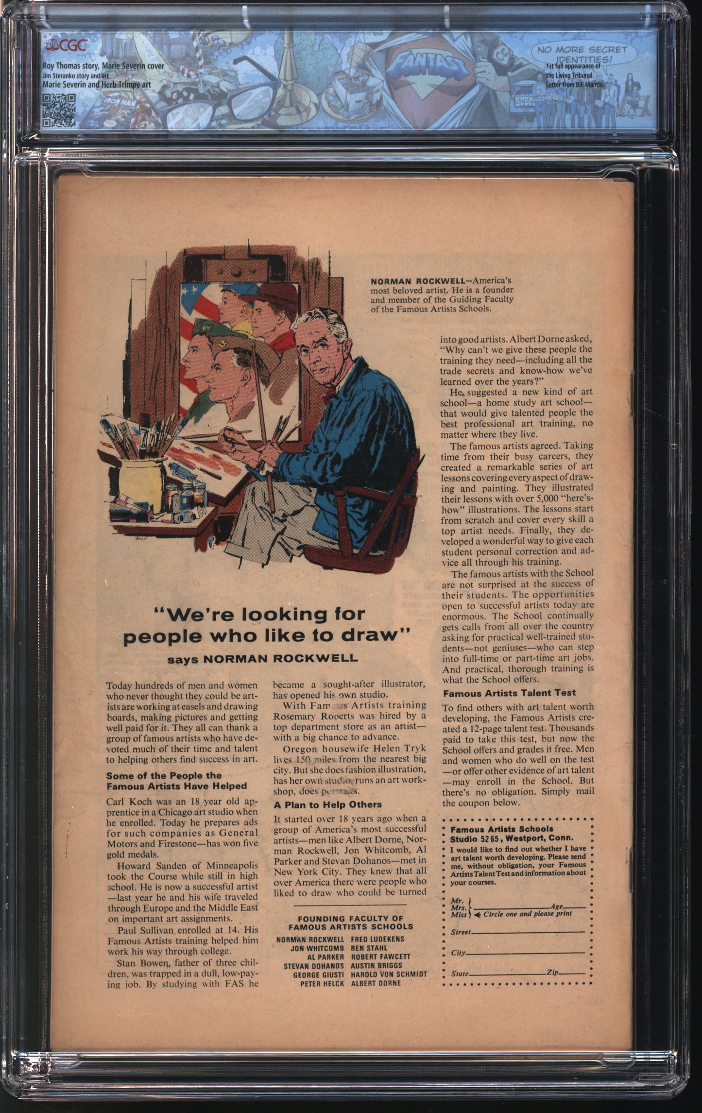 Marvel Comics Strange Tales #158 7/67 FANTAST CGC 3.5 Off-White Pages