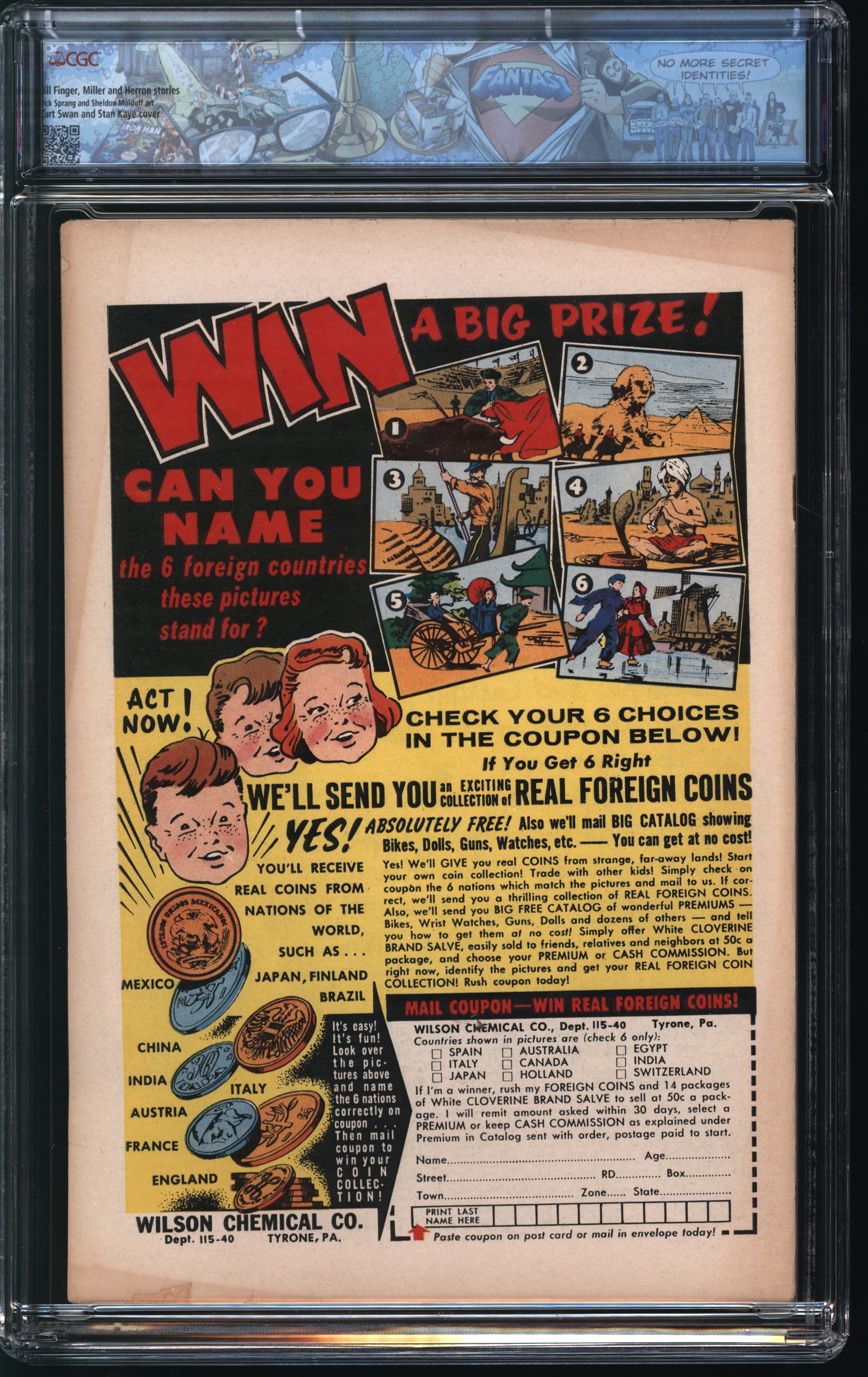 DC Comics World's Finest Comics 107 2/60 FANTAST CGC 6.5 Off White Pages