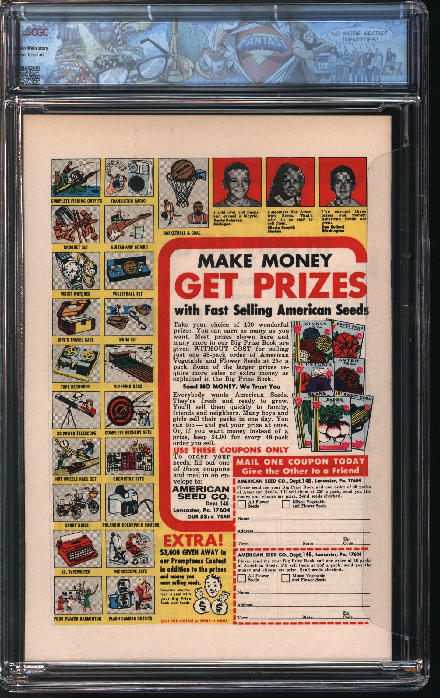 Marvel Comics Creatures on the Loose 11 5/71 FANTAST CGC 9.6 Off White to White Pages