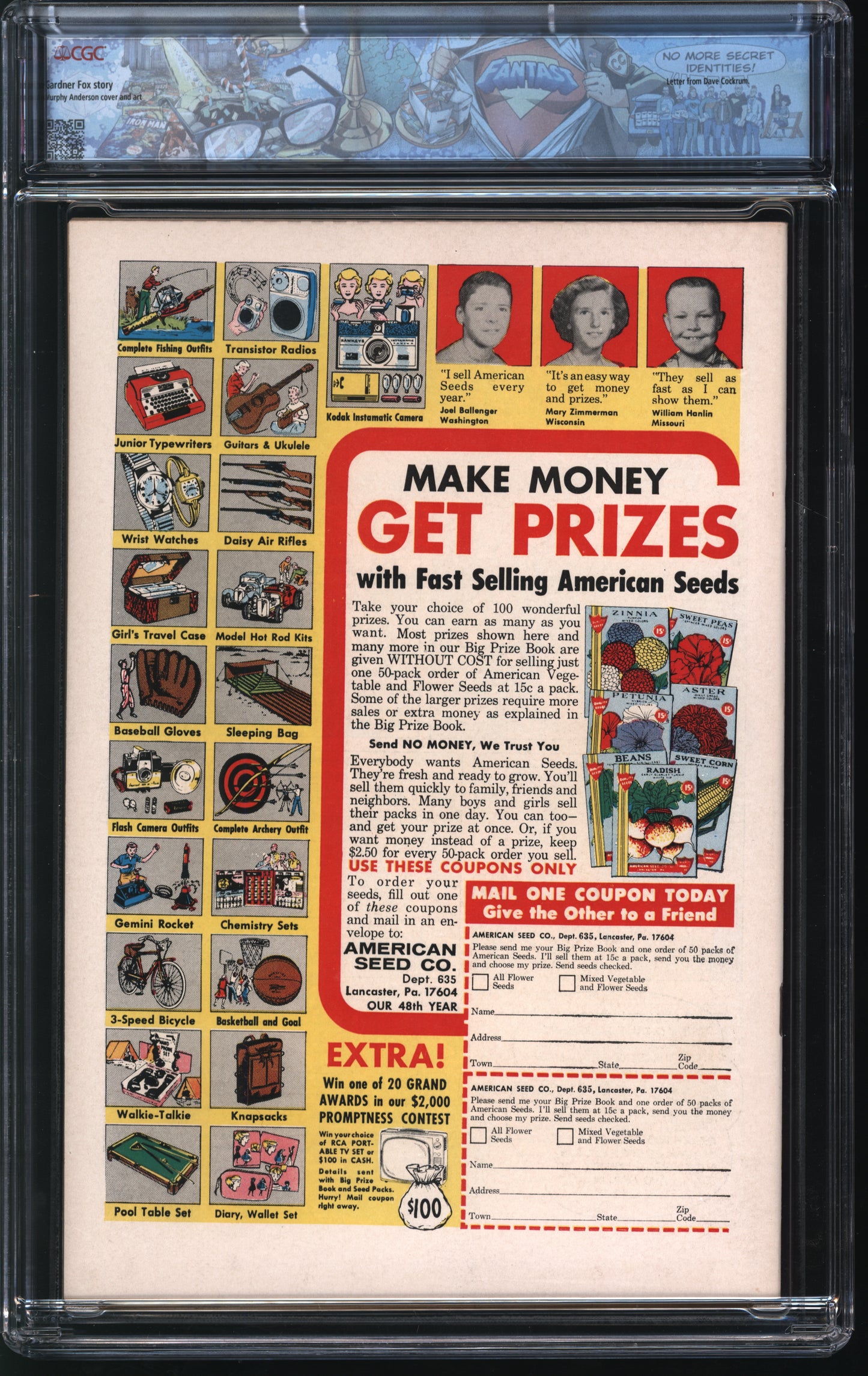 DC Comics Hawkman 13 5/66 FANTAST CGC 8.5 Off White to White pages