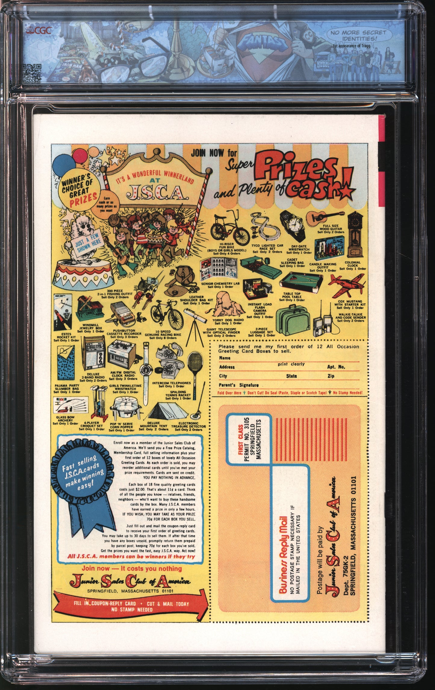 Gold Key Spine-Tingling Tales 1 5/75 FANTAST CGC 9.0 White pages