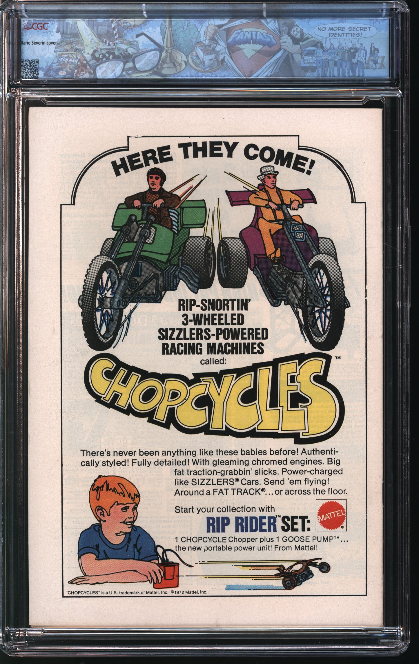 Marvel Comics Crazy! 1 2/73 FANTAST CGC 9.0 White pages