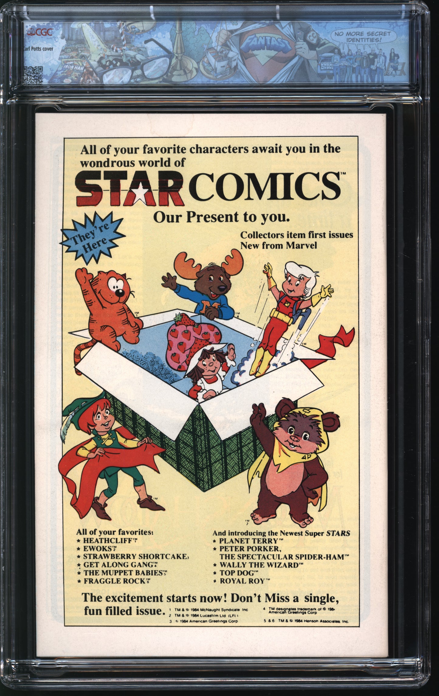 Marvel Comics Marvel Age 25 4/85 FANTAST CGC 9.8 White Pages