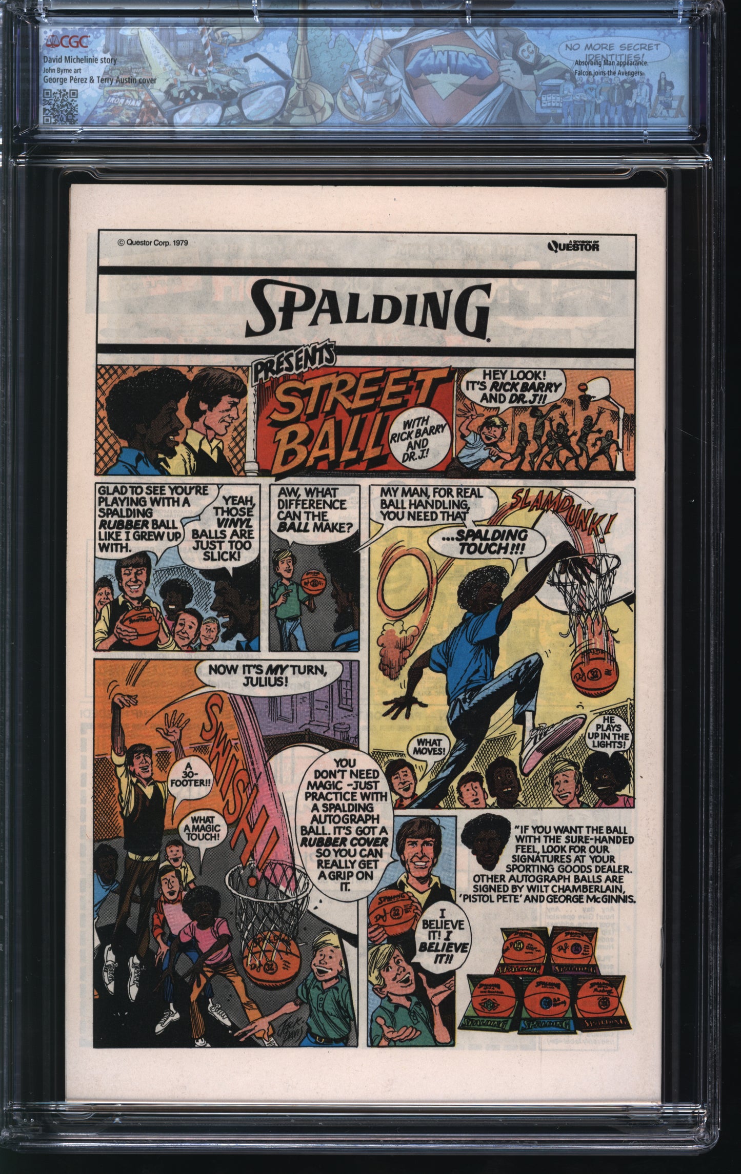 Marvel Comics Avengers #184 6/79 FANTAST CGC 9.8 White pages