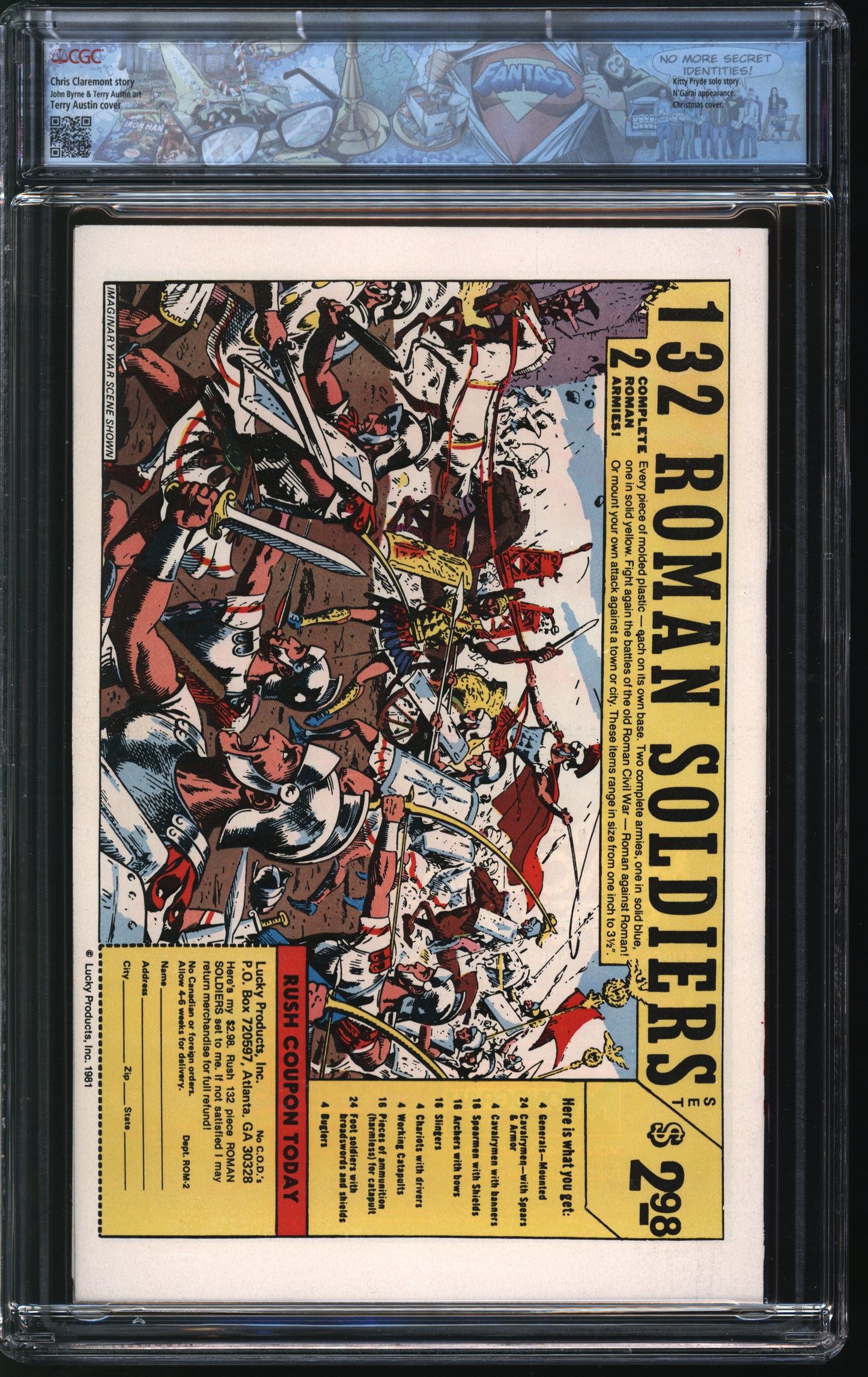 Marvel Comics Uncanny X-Men 143 3/81 FANTAST CGC 9.8 White Pages