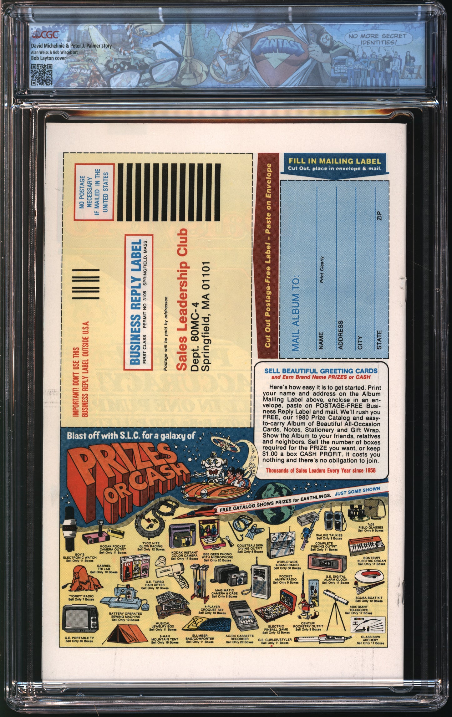 Marvel Comics Iron Man 136 7/80 FANTAST CGC 9.8 White Pages