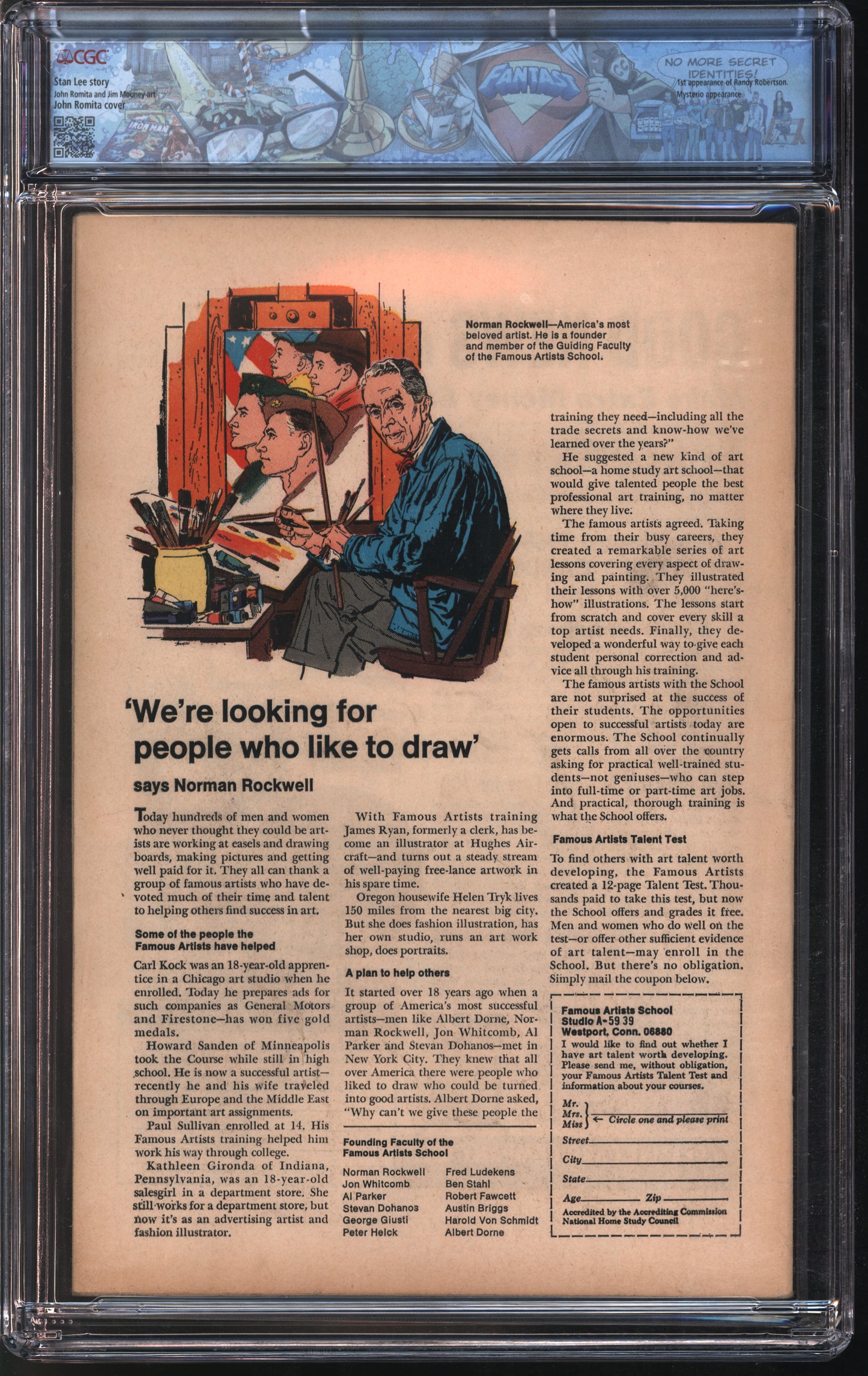 Marvel Amazing Spider-Man #67 12/68 FANTAST CGC 6.0 Off-White to White Pages
