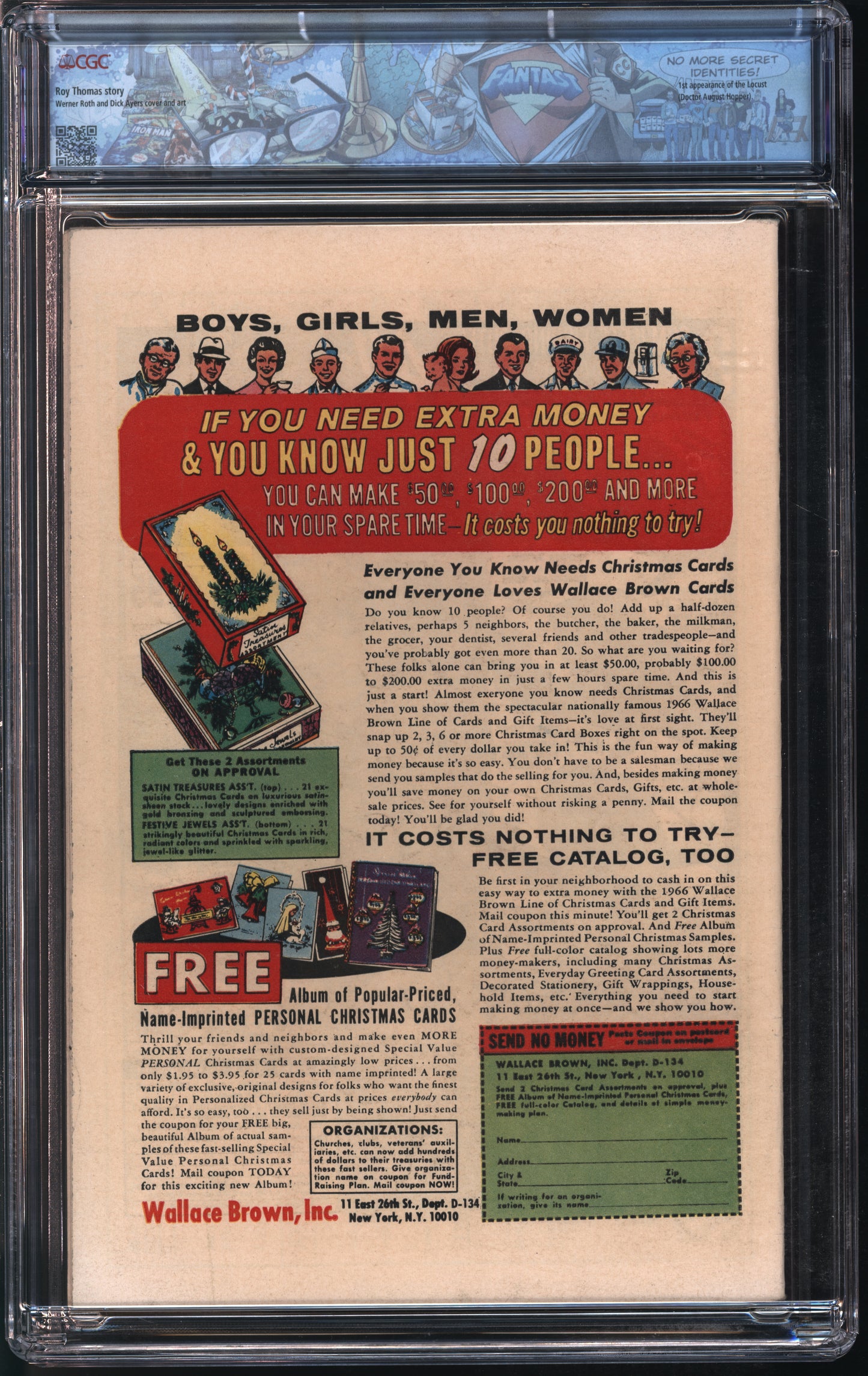 Marvel Comics X-Men #24 9/66 FANTAST CGC 7.5 White Pages