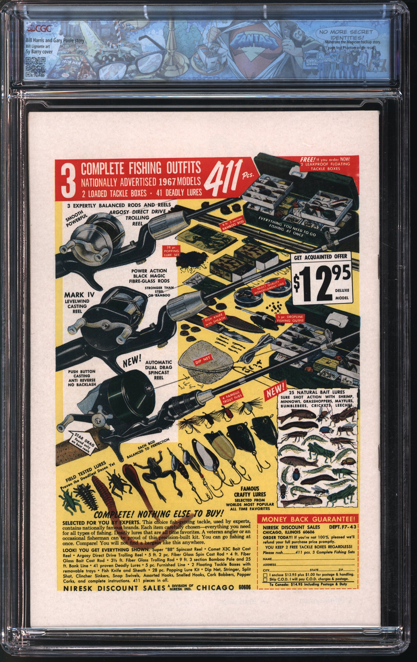 King Features Synd. Phantom #22 5/67 FANTAST CGC 9.4 White Pages
