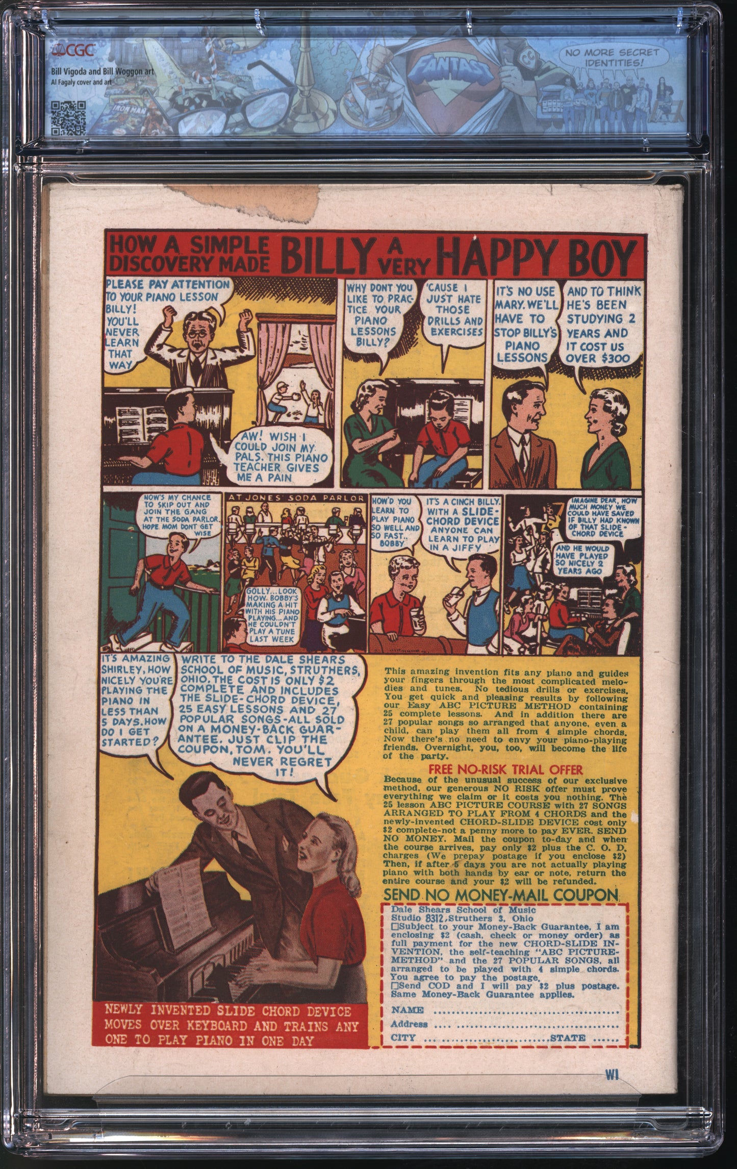 Archie Publications Wilbur Comics #17 2/48 FANTAST CGC 5.0 Off-White to White Pages