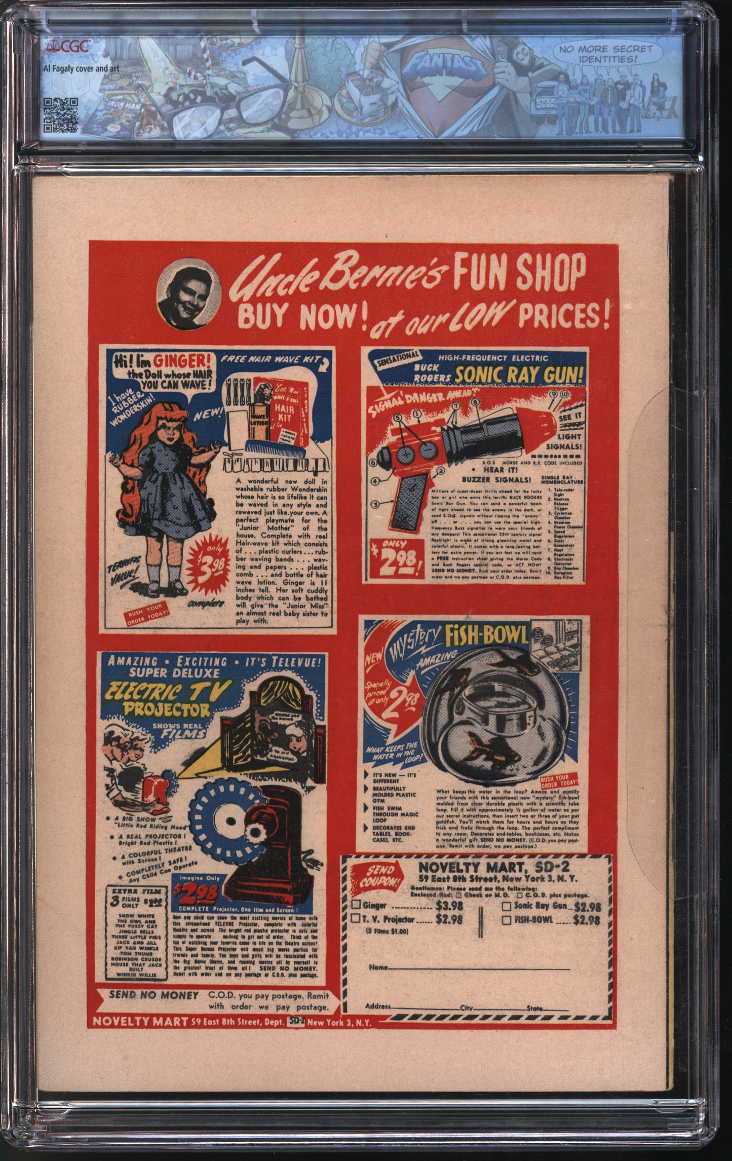 Archie Publications Super Duck #45 8/52 FANTAST CGC 7.5 Off-White Pages