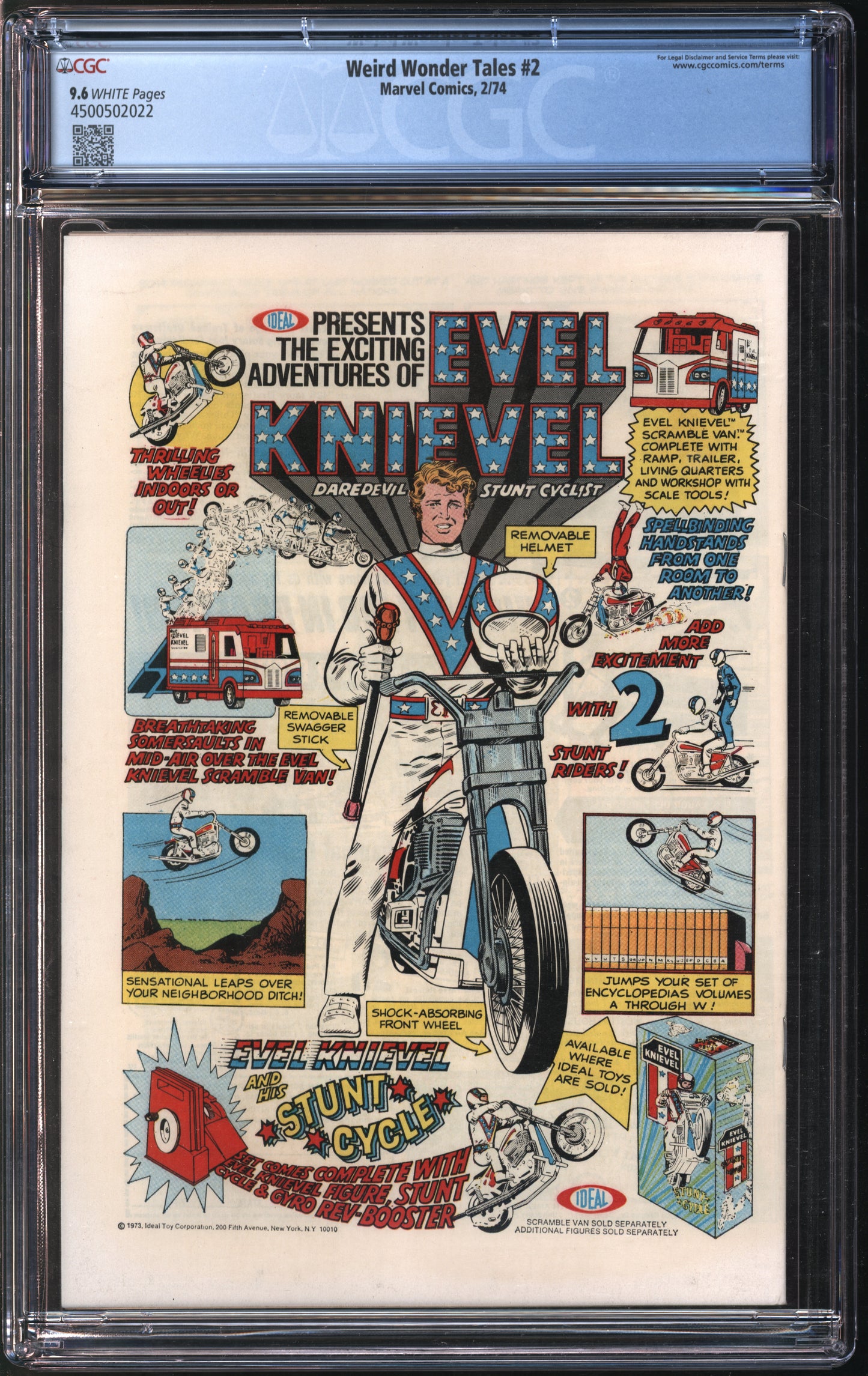 Marvel Comics Weird Wonder Tales #2 2/74 CGC 9.6 White Pages