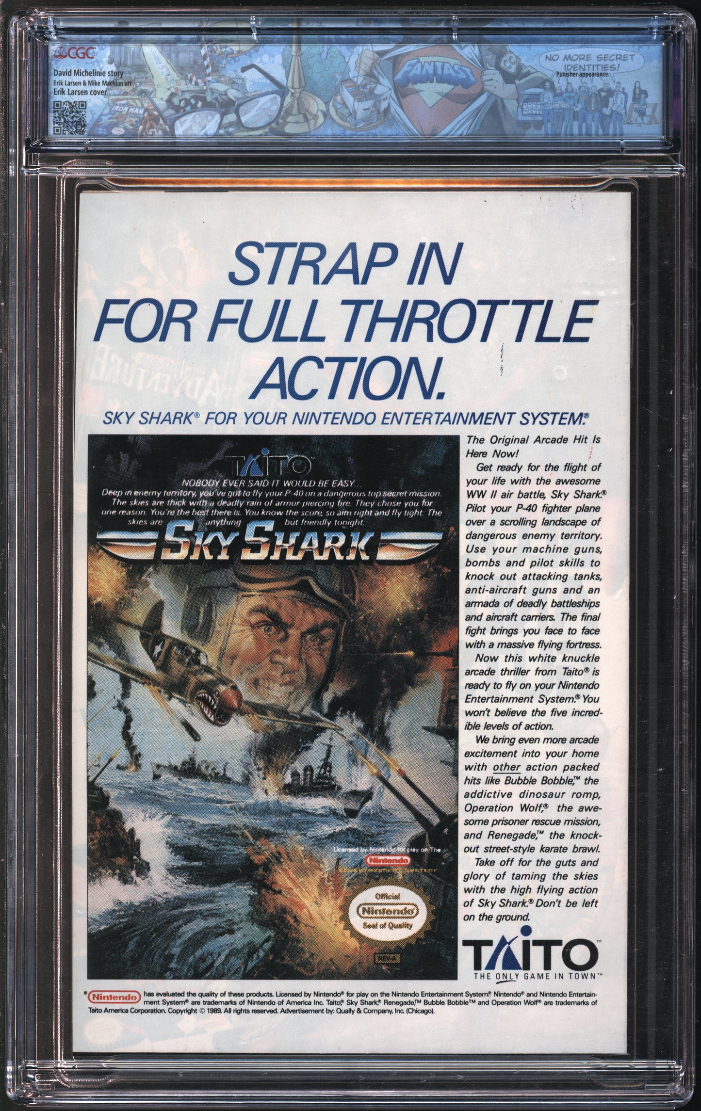 Marvel Amazing Spider-man 330 3/90 FANTAST CGC 9.8 Off-White to White Pages