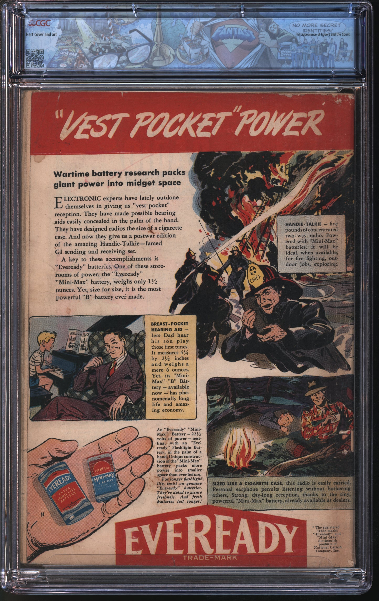 Quality Comics Egbert #1 1946 FANTAST CGC 3.0 Off-White to White Pages