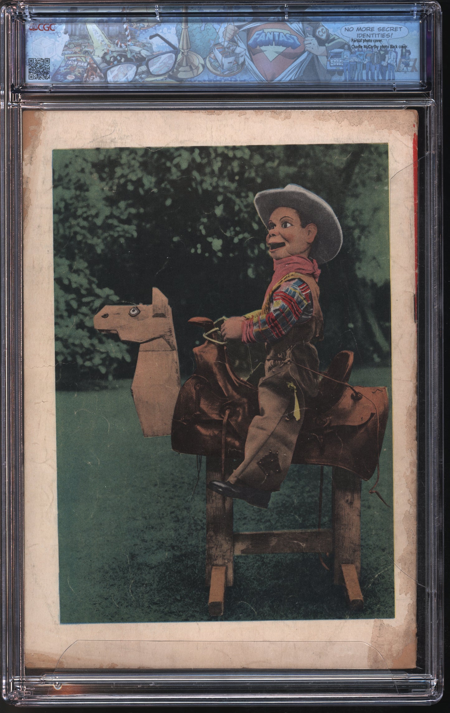 Dell Publishing Charlie McCarthy #1 3-5/49 FANTAST CGC 2.5 Off-White to White Pages