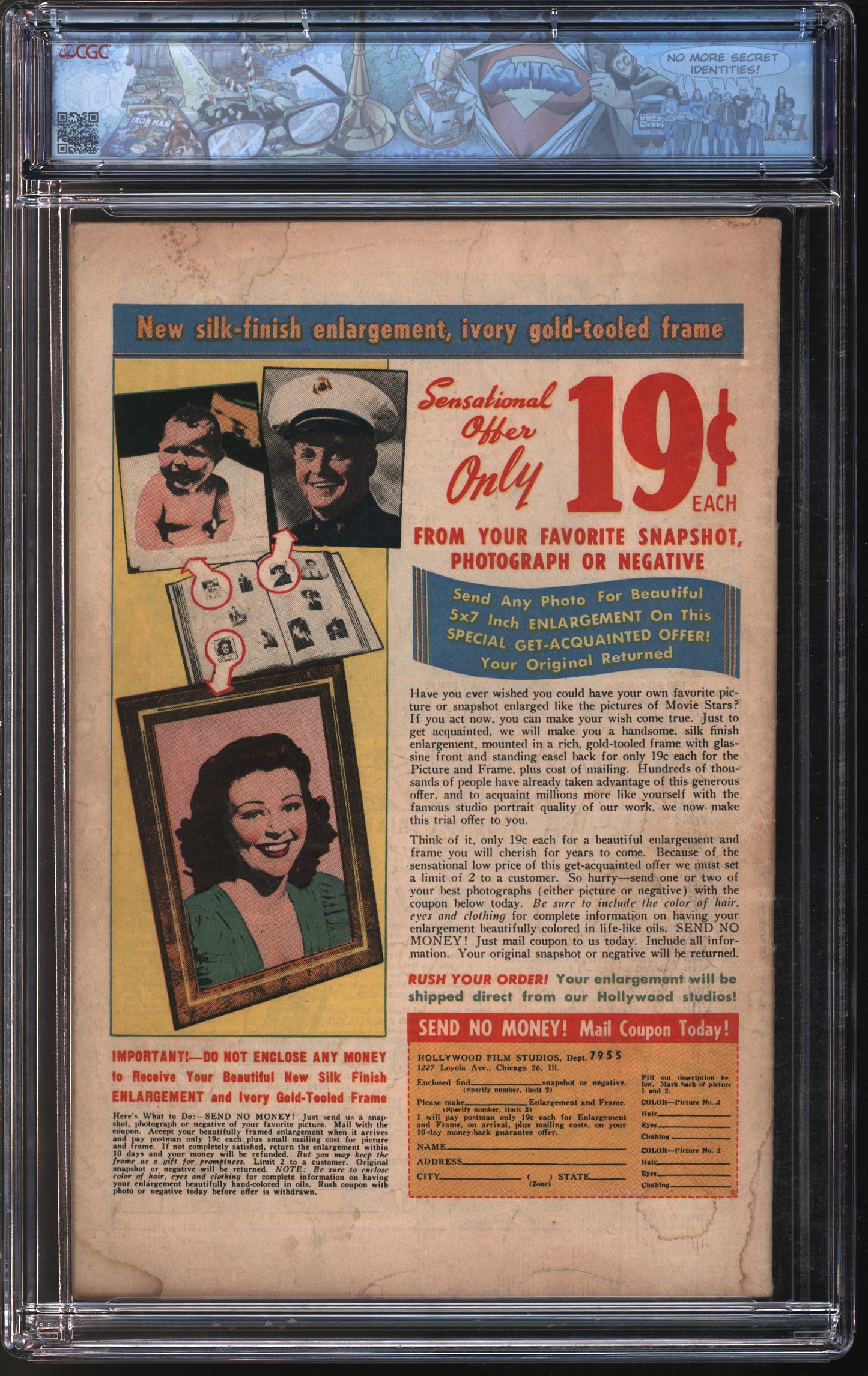 Harvey Publications Dagwood #1 9/50 FANTAST CGC 3.5 Off-White to White Pages