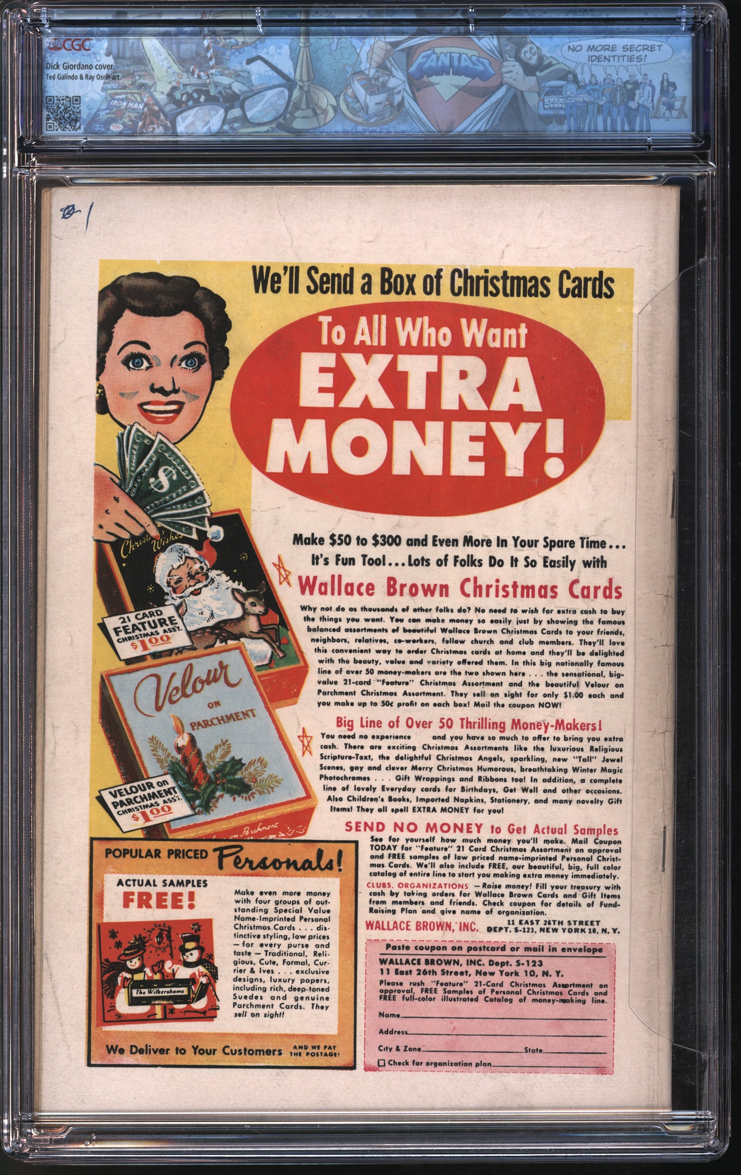 Charlton Comics Space Adventures #18 9/55 FANTAST CGC 5.5 Off-White to White Pages