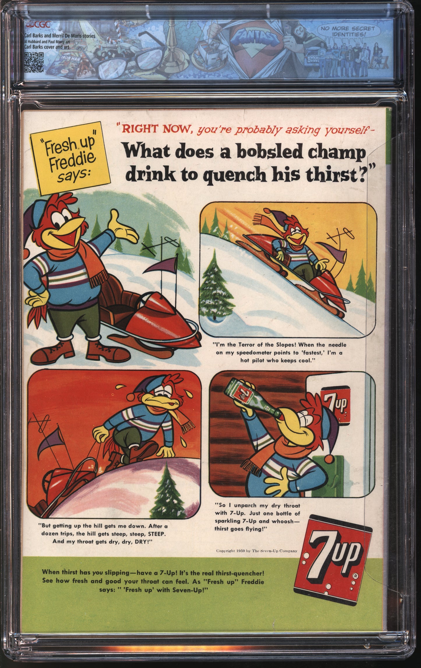Dell Publishing Walt Disney's Comics and Stories #233 FANTAST CGC 7.5 Off-White to White Pages
