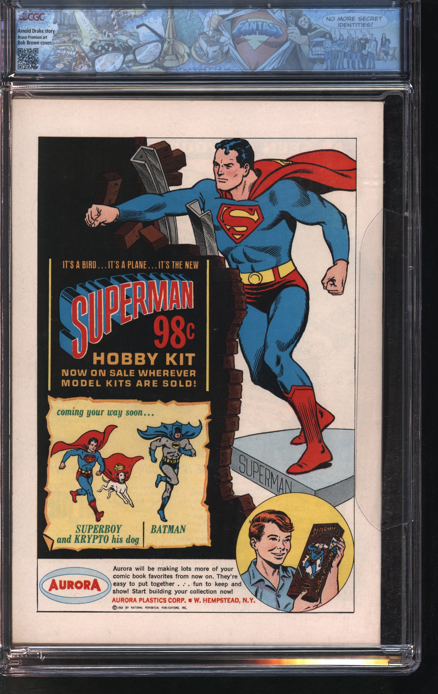 D.C. Comics Doom Patrol #92 12/64 CGC 9.8 White Pages