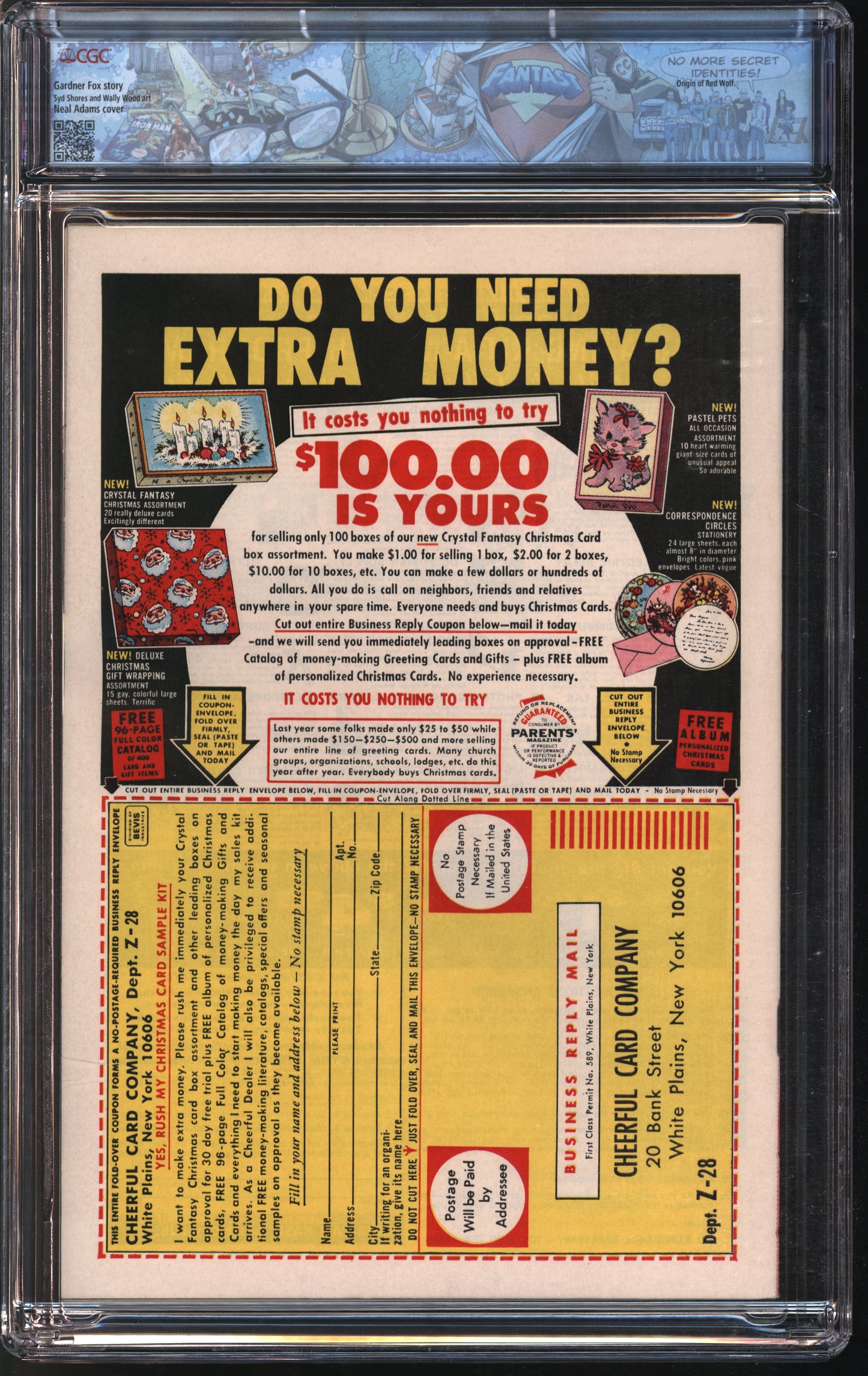 Marvel Spotlight #1 11/71 FANTAST CGC 9.4 White Pages