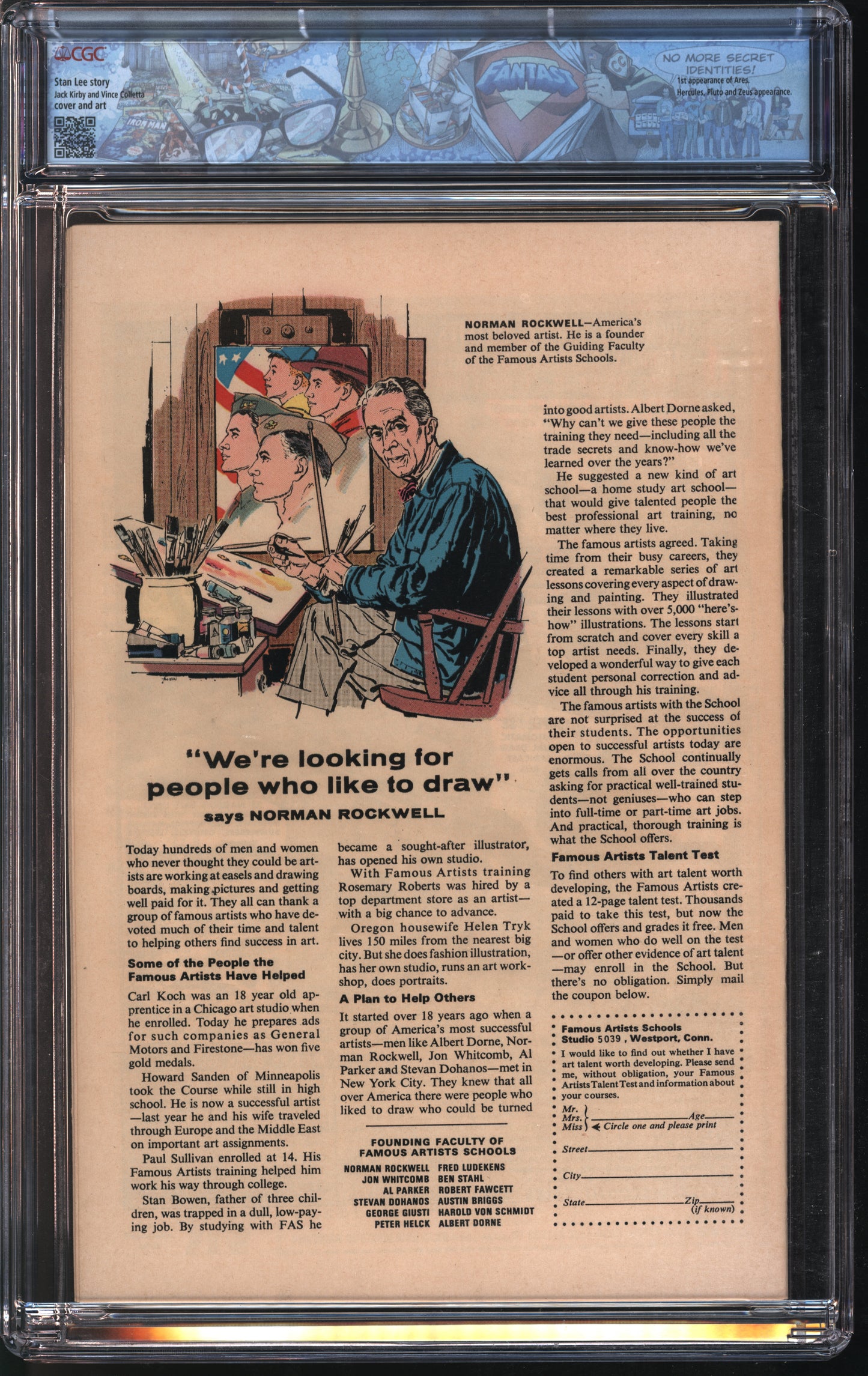 Marvel Comics Thor #129 6/66 FANTAST CGC 8.5 White